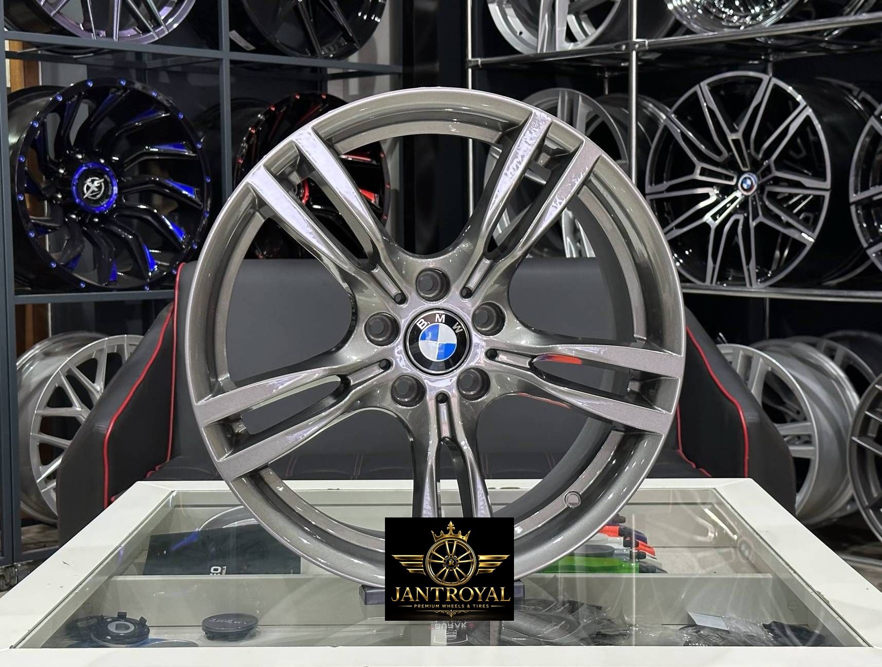 19 İNÇ 5X120 BMW M SPORT ÖN/ARKA JANT MODELİ GUN METAL GRİ (4ADET)