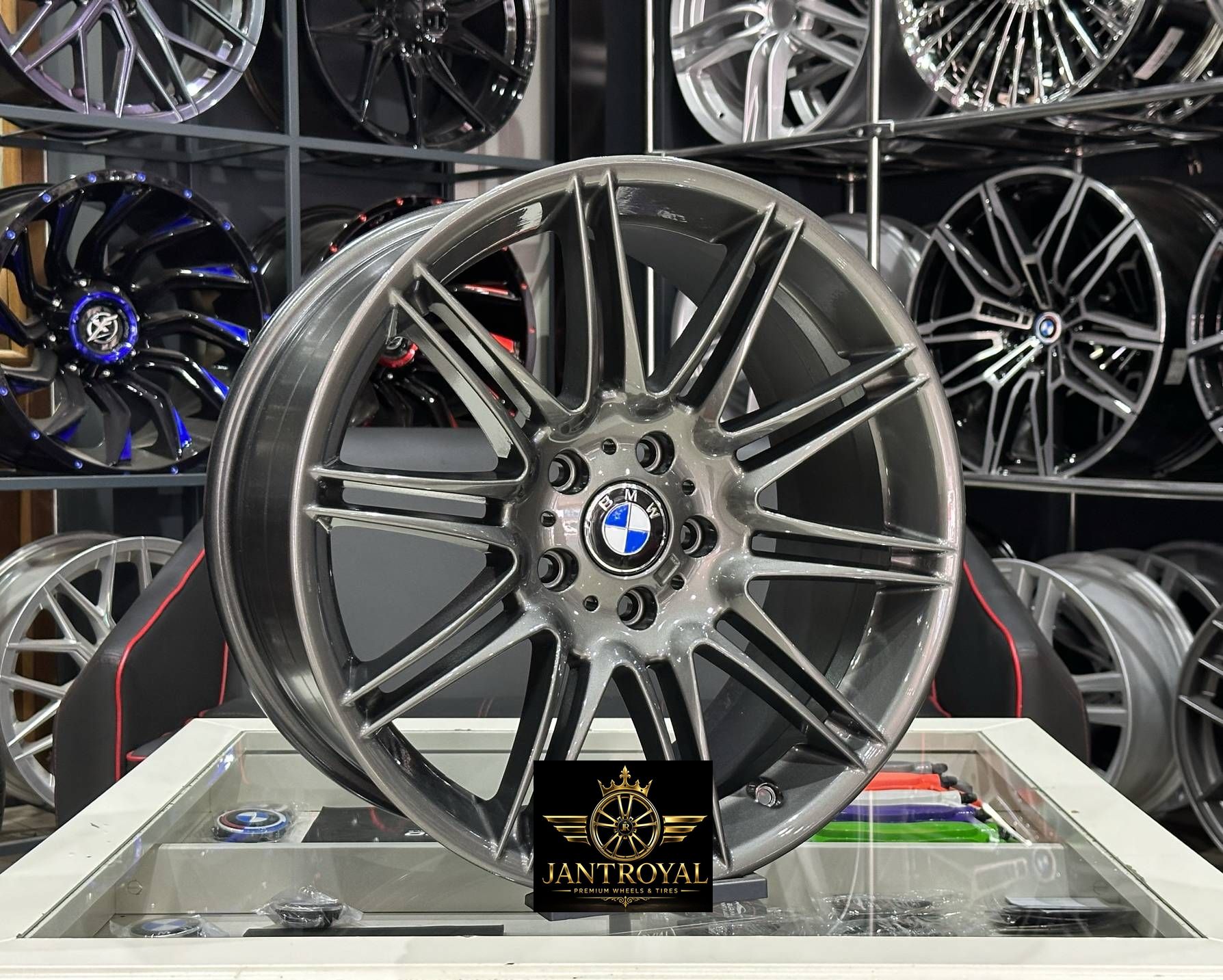 19 İNÇ 5X120 BMW STYLE-225 ÖN/ARKA JANT MODELİ GUN METAL GRİ (4ADET)