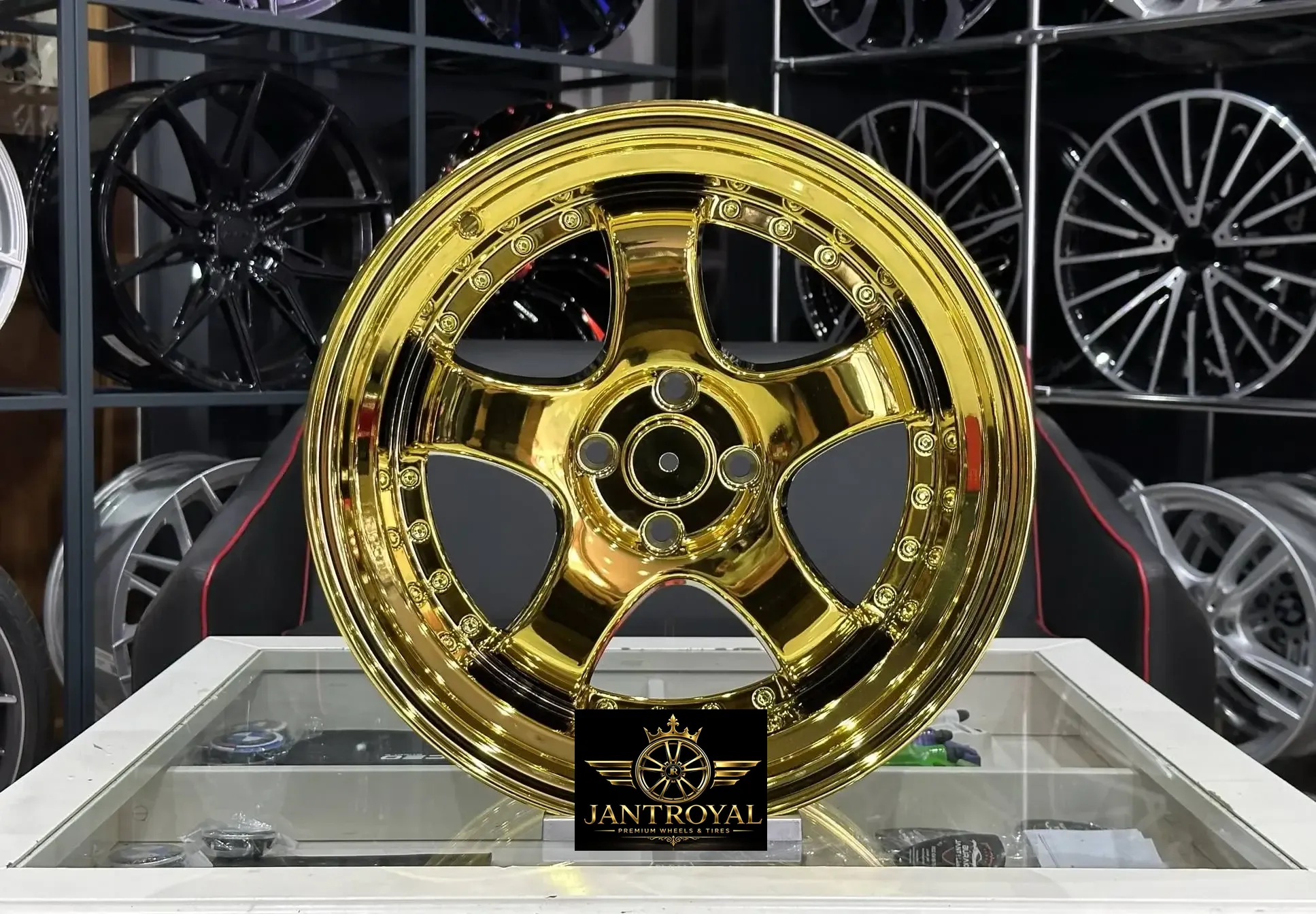 17 İNÇ 4X100 SSR GOLD KROM ÖN ARKA JANT MODELİ (4ADET)