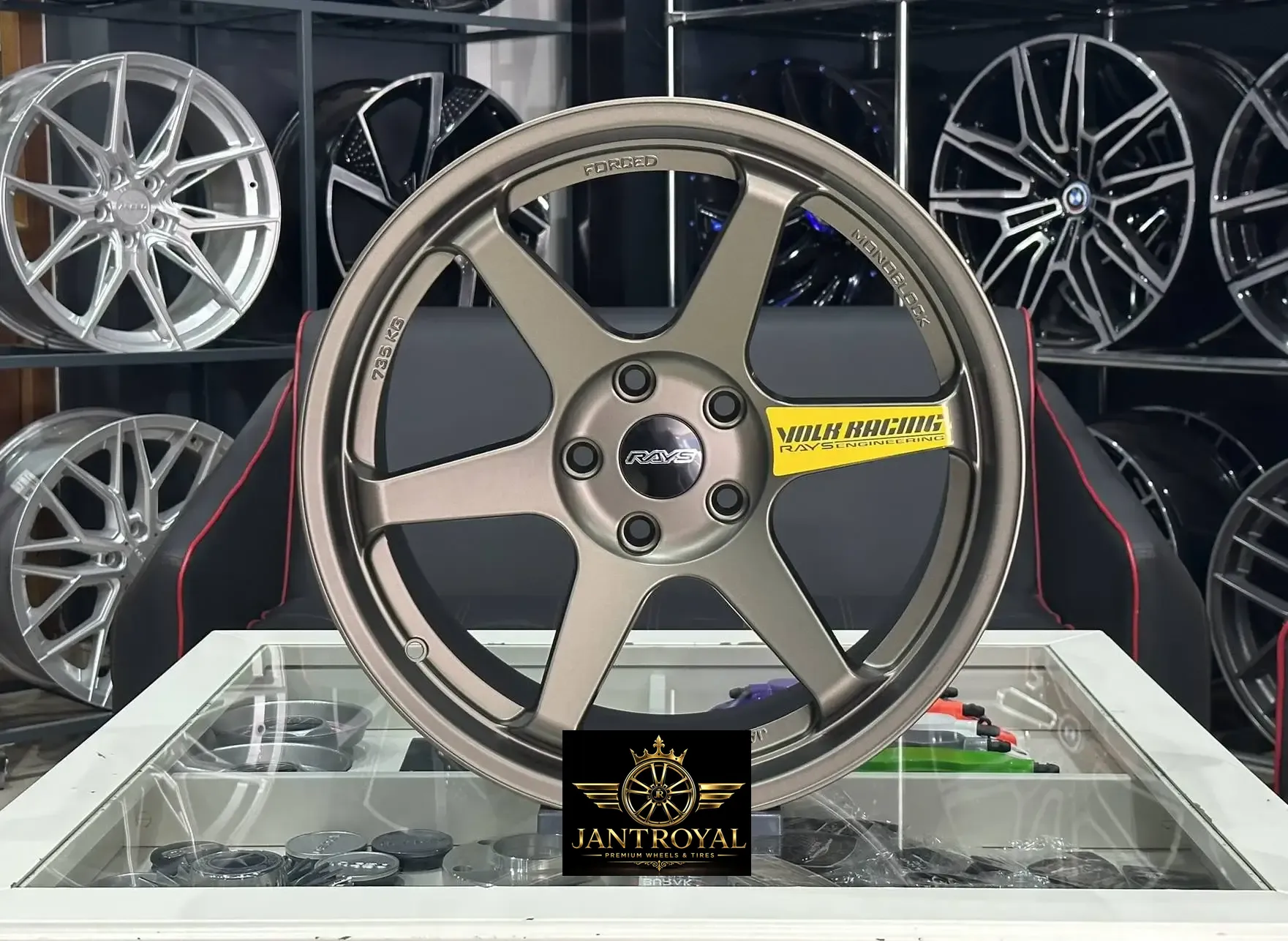 18 İNÇ 5X114.3 ÖN ARKA MATT BRONZE TE37 JANT MODELİ (4ADET)