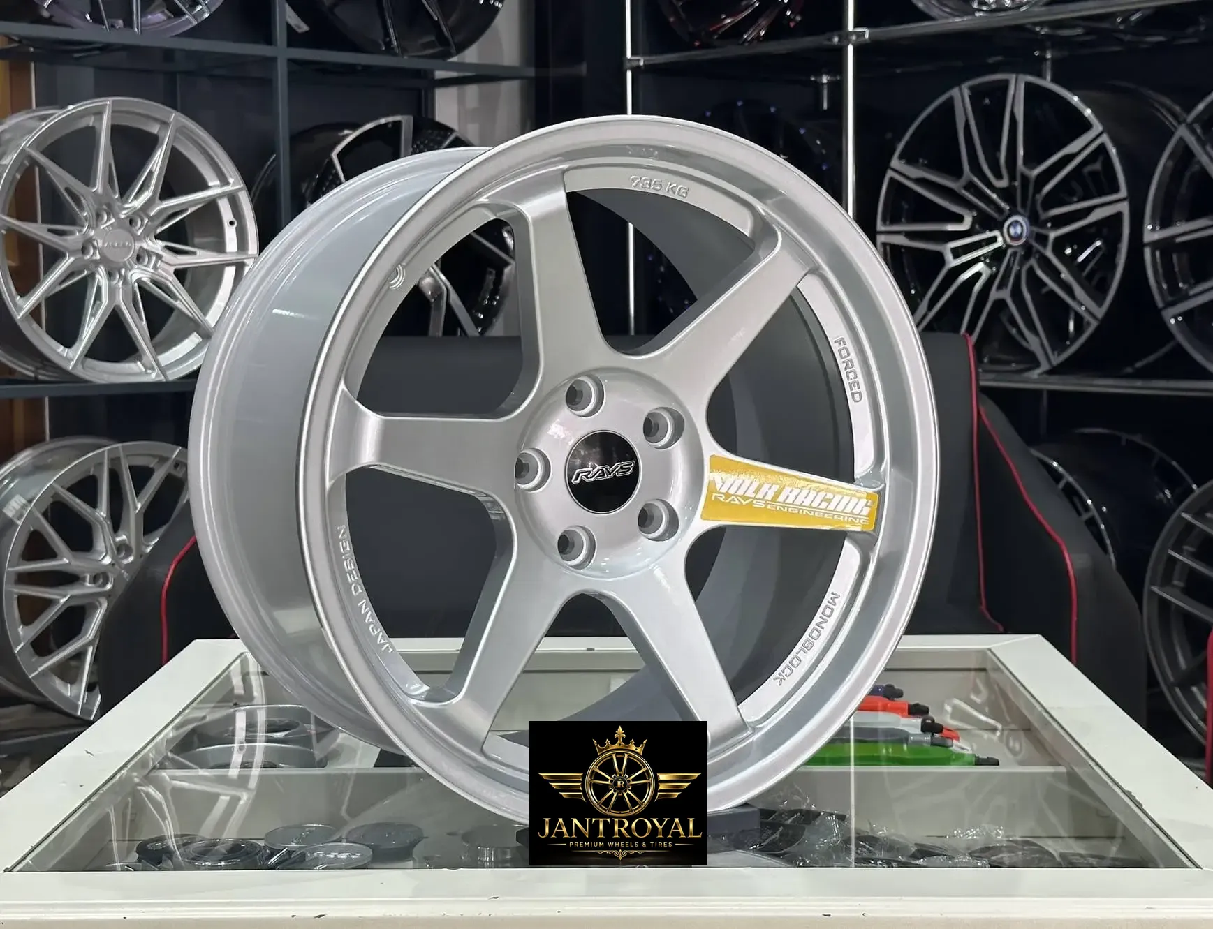 18 İNÇ 5X114.3 ÖN ARKA SİLVER TE37 JANT MODELİ (4ADET)