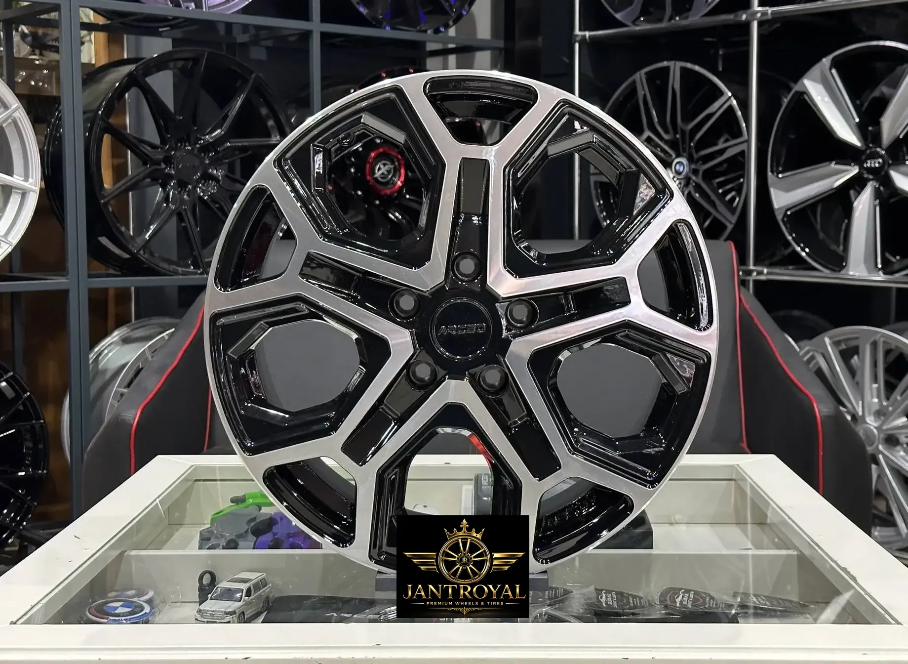 18 İNÇ 5X120 ARCEO TRANSPORTER CARAVELLA LT2 BLACK DİAMOND JANT MODELİ (4ADET)