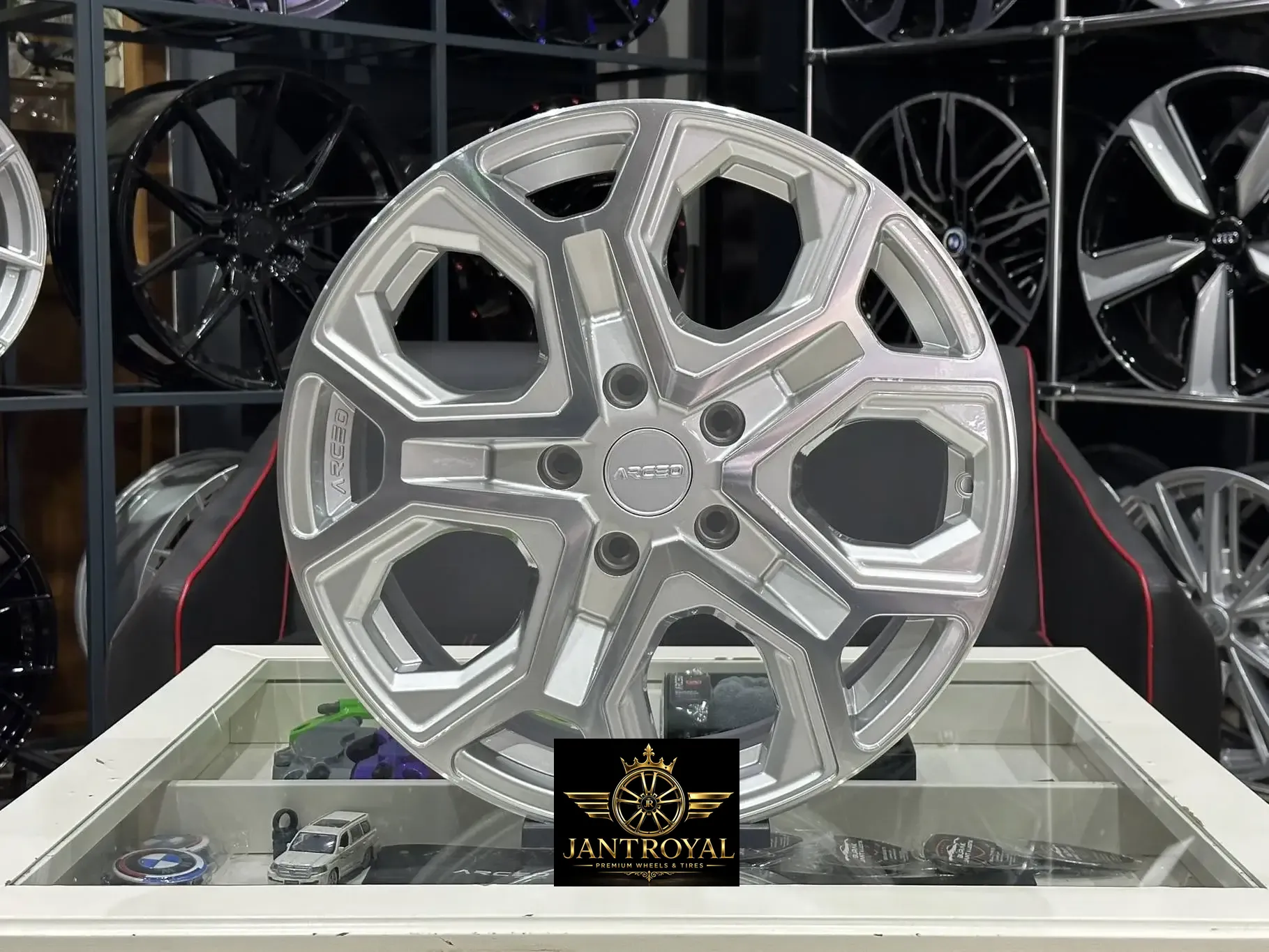 18 İNÇ 5X120 ARCEO TRANSPORTER CARAVELLA LT2 SİLVER DİAMOND JANT MODELİ (4ADET)