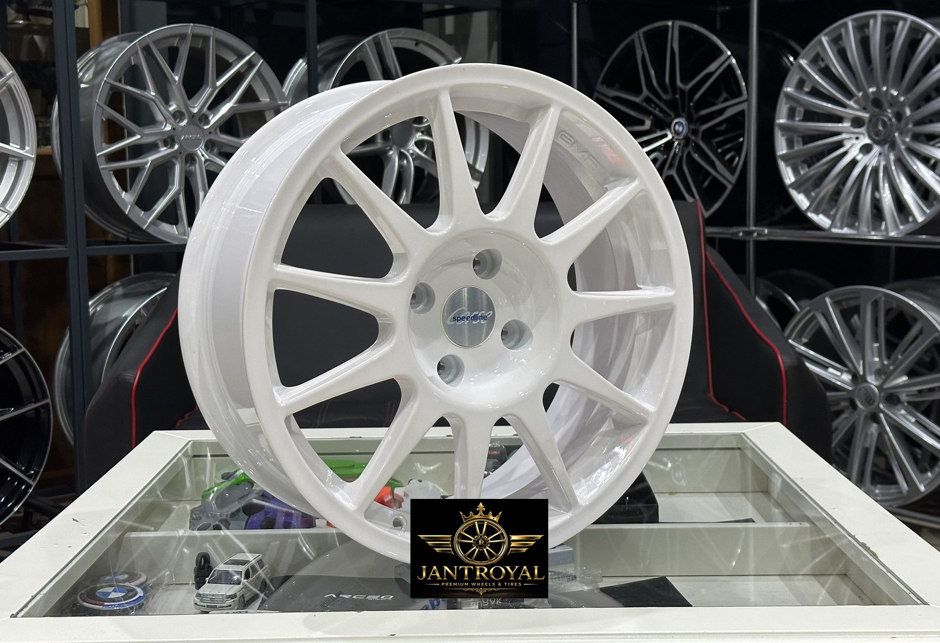 15 İNÇ 4X108 SPEEDLİNE WHİTE RENK JANT MODELİ FORD OPEL (4ADET)