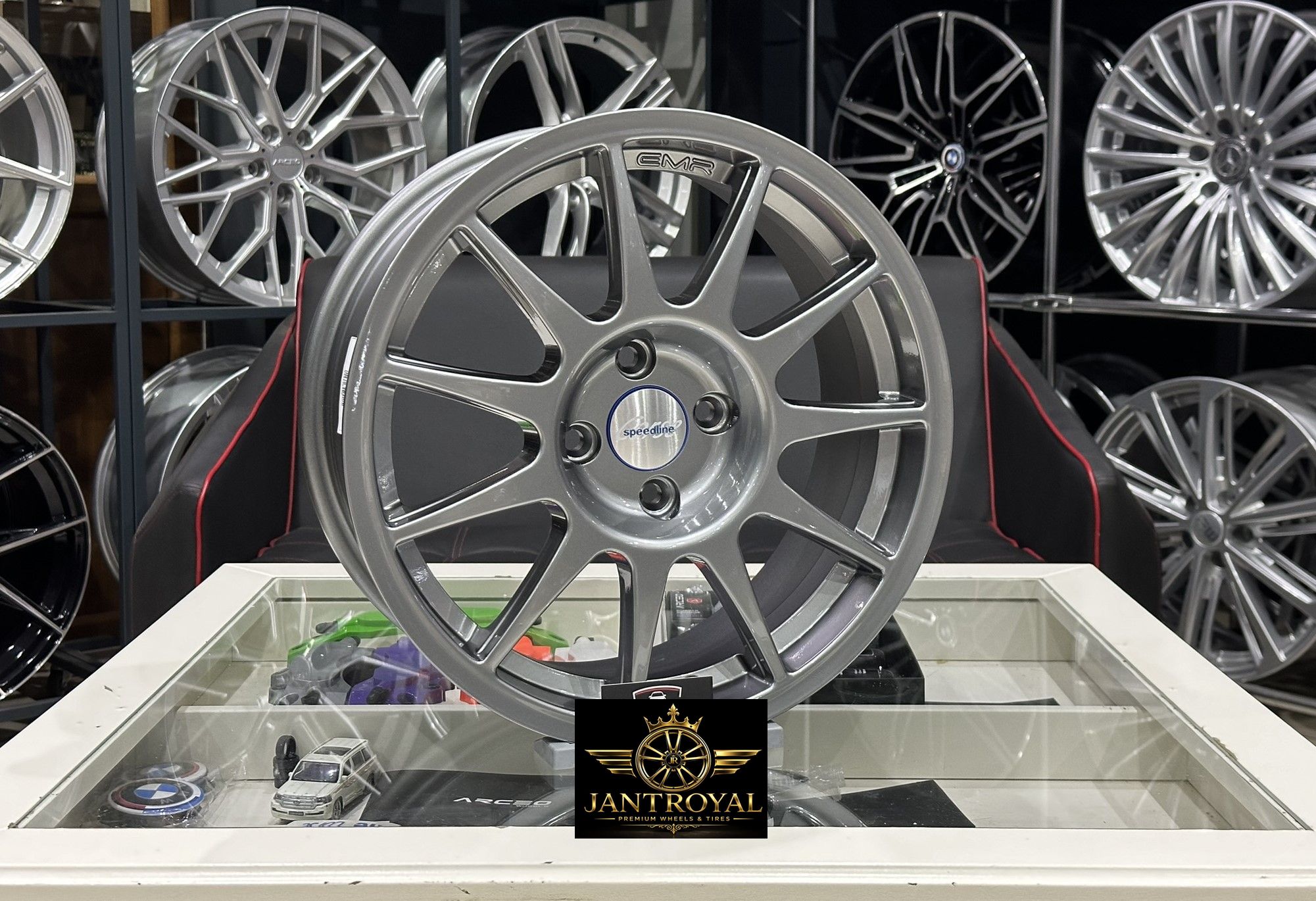 16 İNÇ 4X100 SPEEDLİNE HYPER BLACK JANT MODELİ (4ADET)