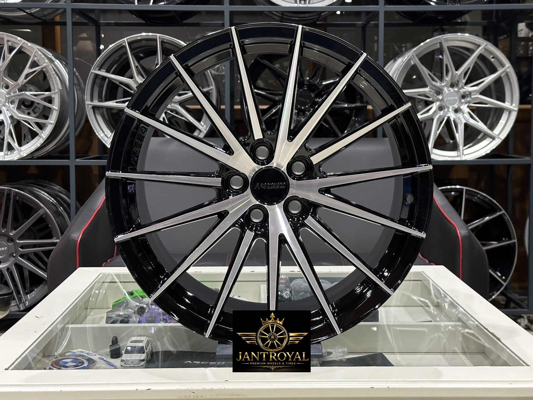 ARCEO LİSBON 19 İNÇ 5X112 BLACK DİAMOND ÖN/ARKA JANT MODELİ (4ADET) YENİ!