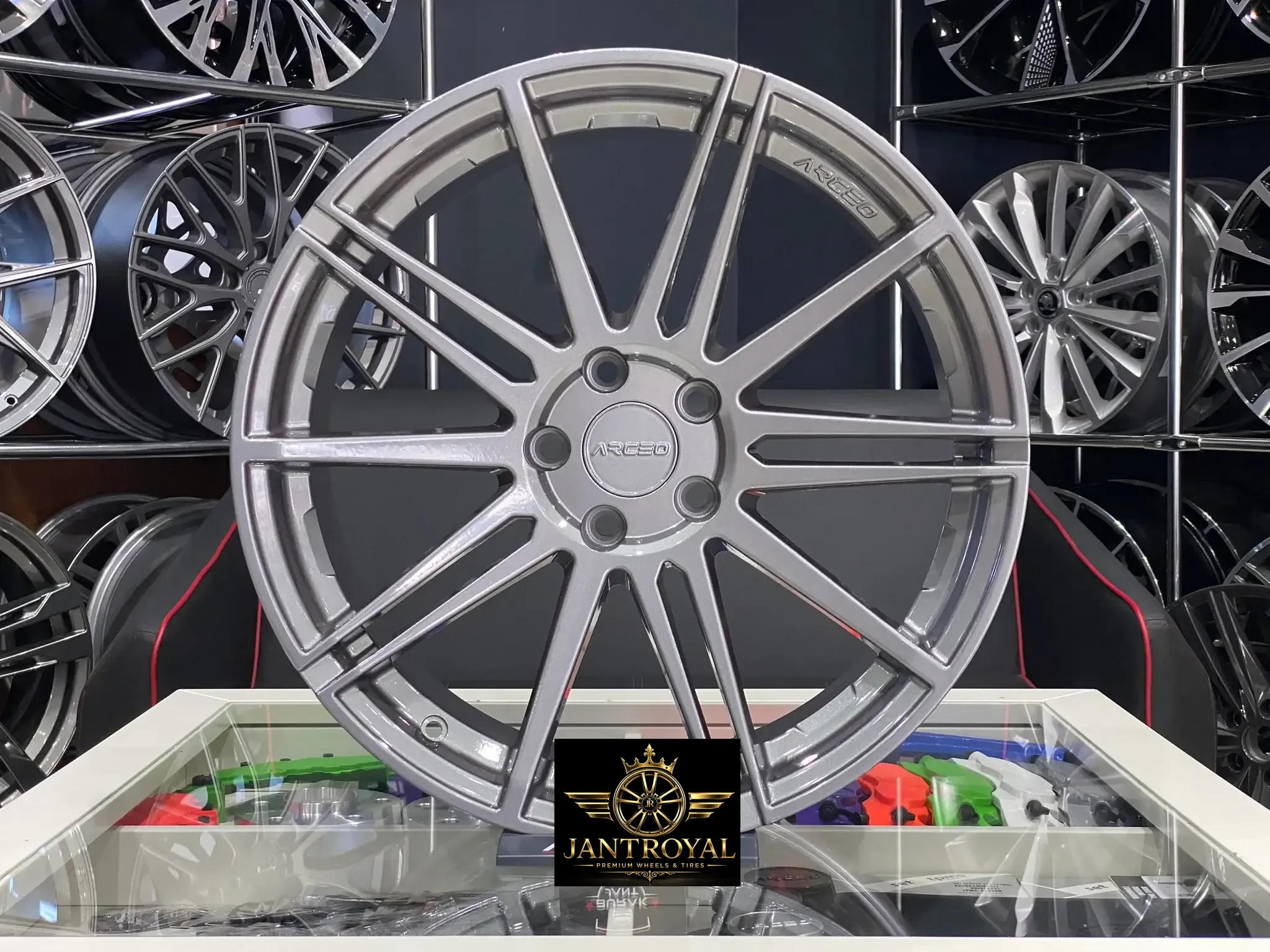 ARCEO MALLORCA 19 İNÇ 5X112 TİTANİUM RENK JANT MODELİ (4ADET)