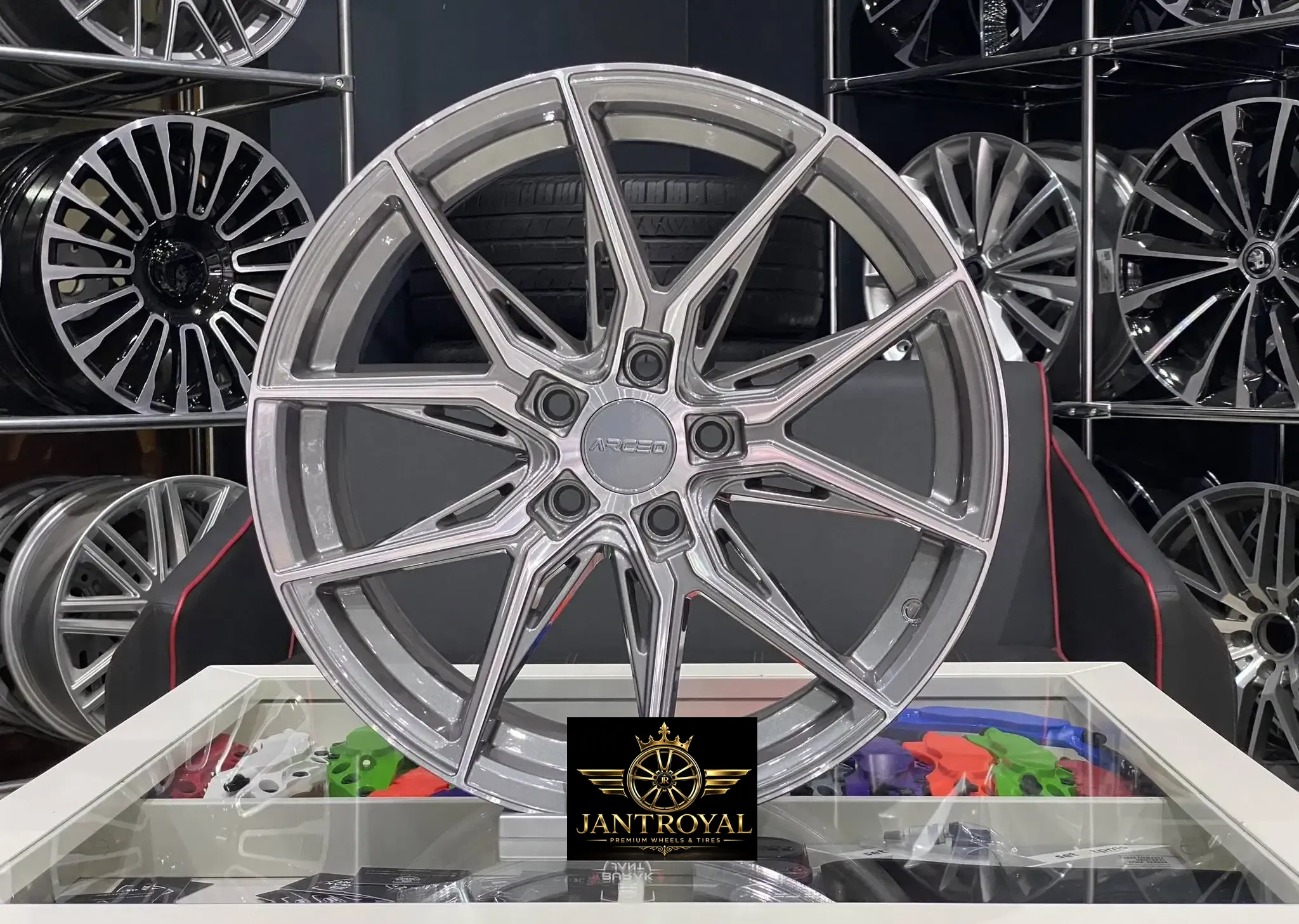 ARCEO MARSEİLLE 19 İNÇ 5X112 TİTAN DİAMOND ÖN/ARKA JANT MODELİ (4ADET)