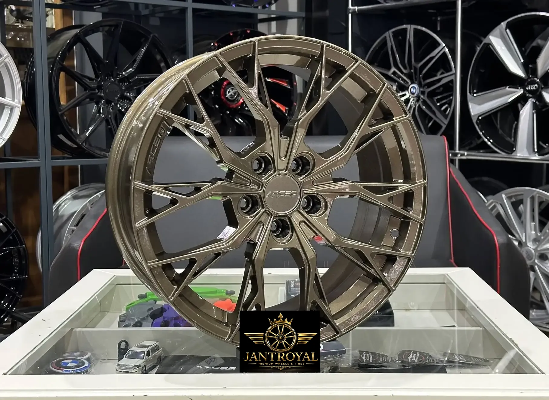 ARCEO ROMA 18 İNÇ 5X112 GLOSSY BRONZE JANT MODELİ (4ADET)