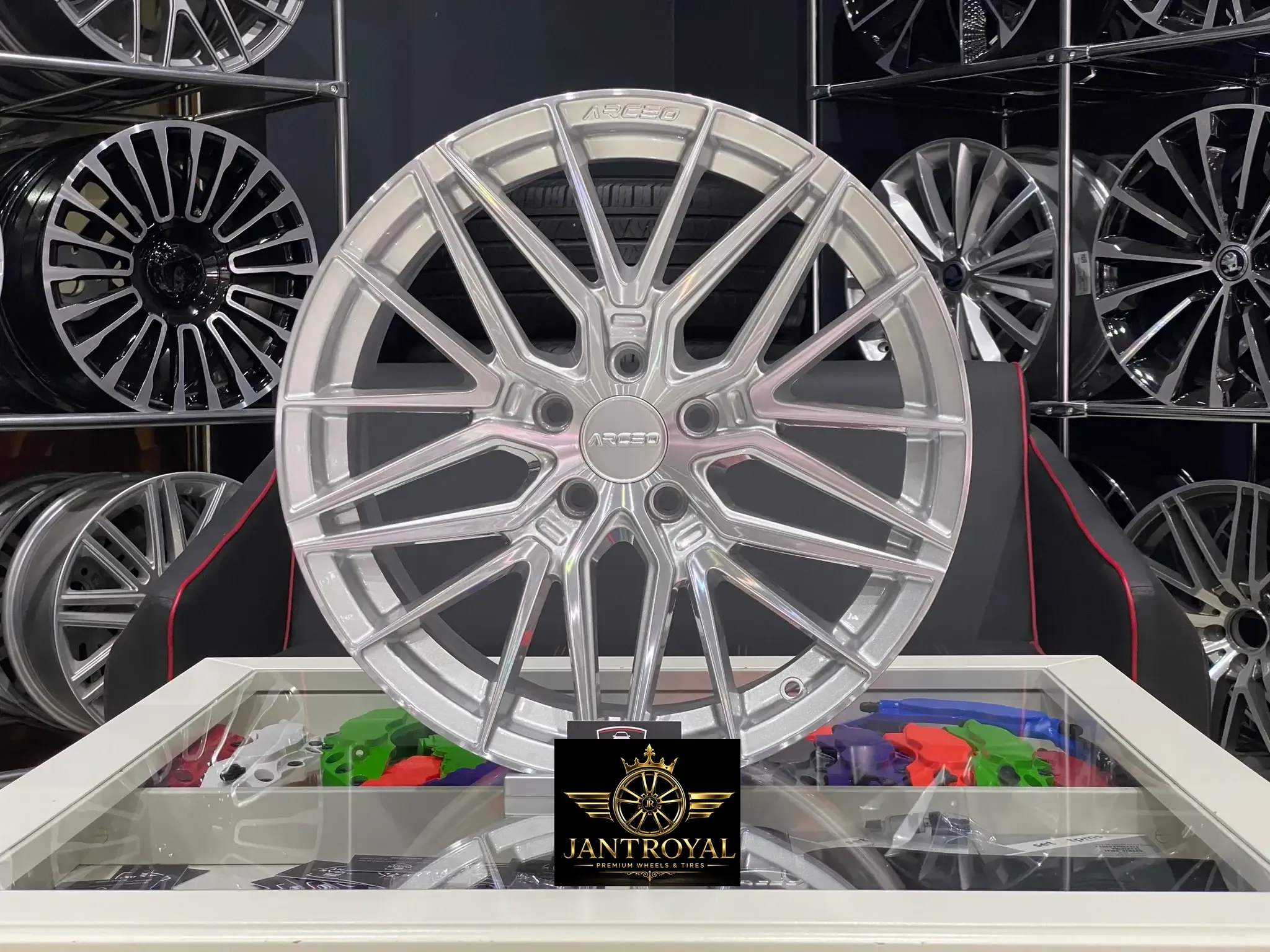 ARCEO SEVİLLA 19 İNÇ 5X112 SİLVER DİAMOND ÖN/ARKA JANT MODELİ (4ADET)