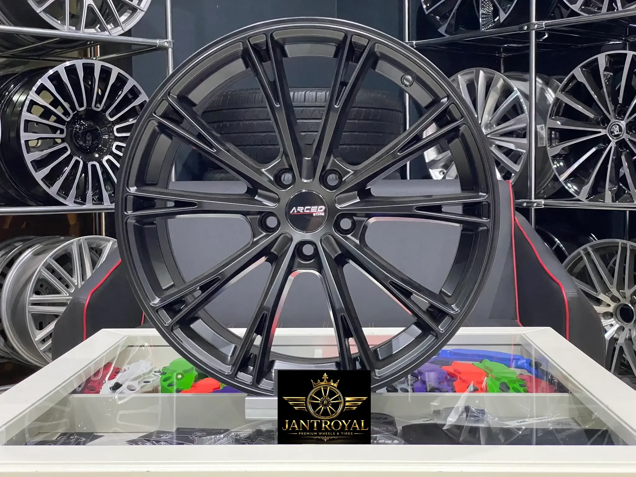 ARCEO STARS 19 İNÇ 5X112 MATT BLACK AUDİ VW JANT MODELİ (4ADET)