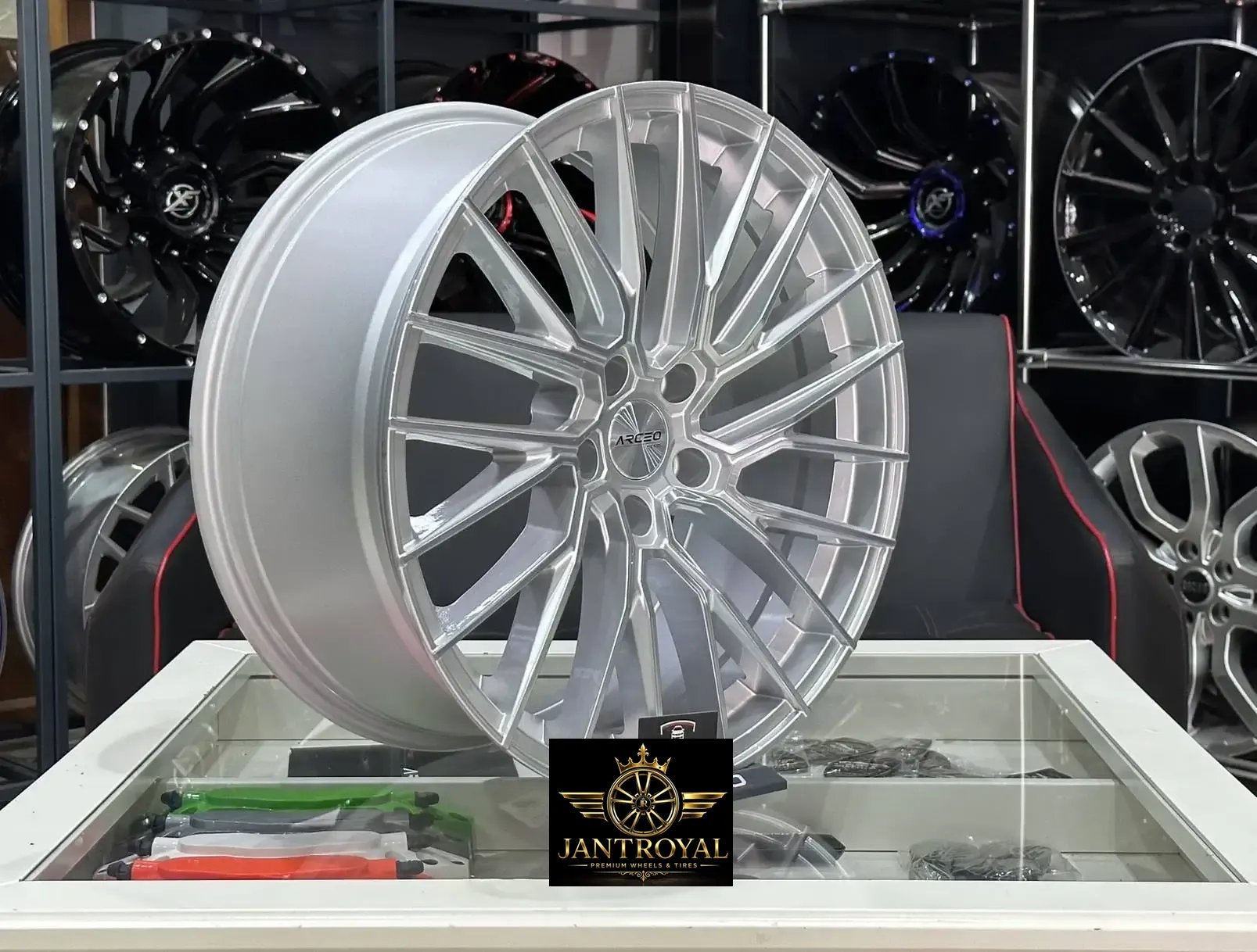 ARCEO STARS 19 İNÇ 5X112 SİLVER DİAMOND AUDİ VW JANT MODELİ (4ADET)