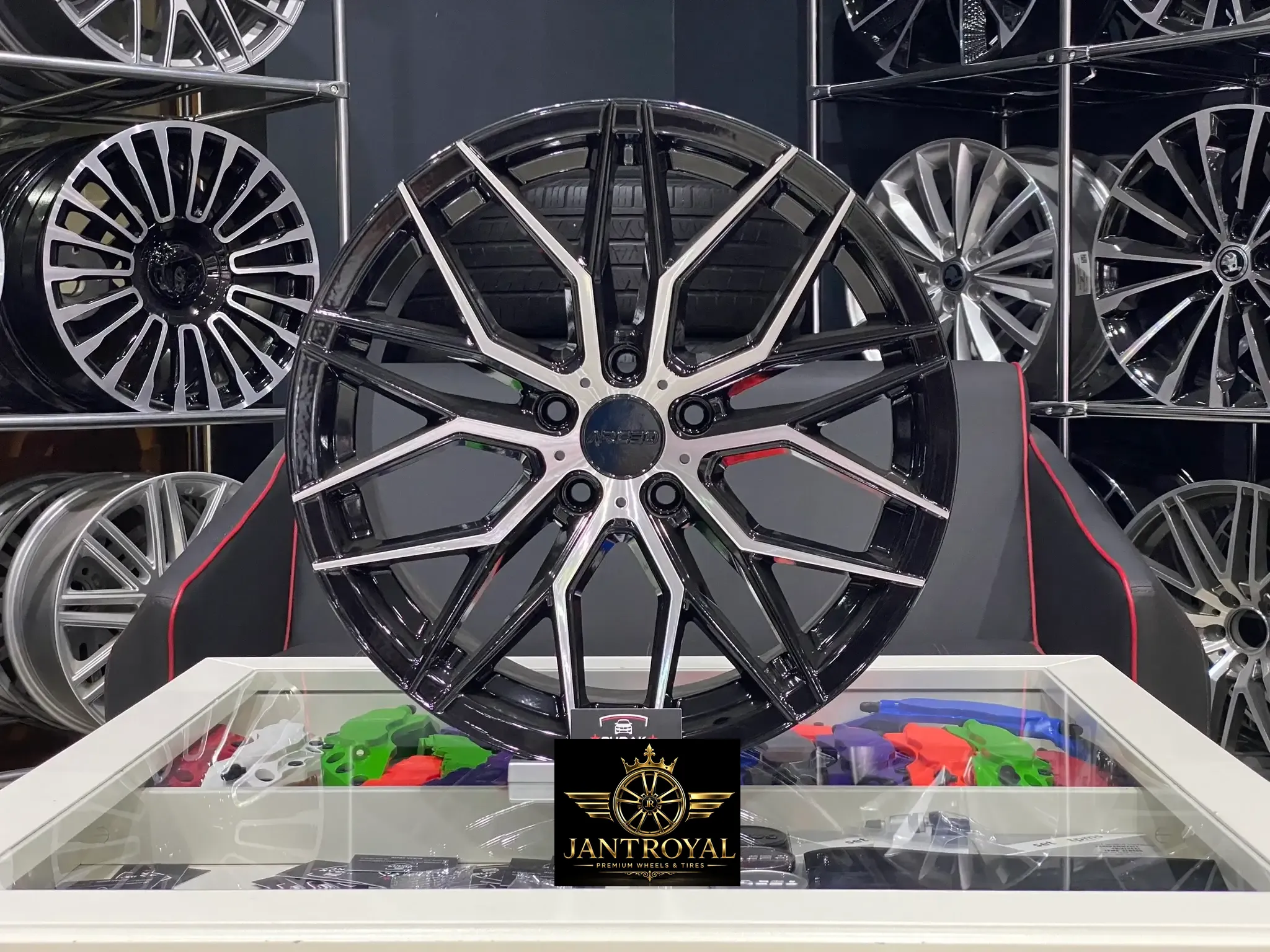 ARCEO VALENCİA 19 İNÇ 5X112 ÖN ARKA BLACK DİAMOND JANT MODELİ (4ADET)