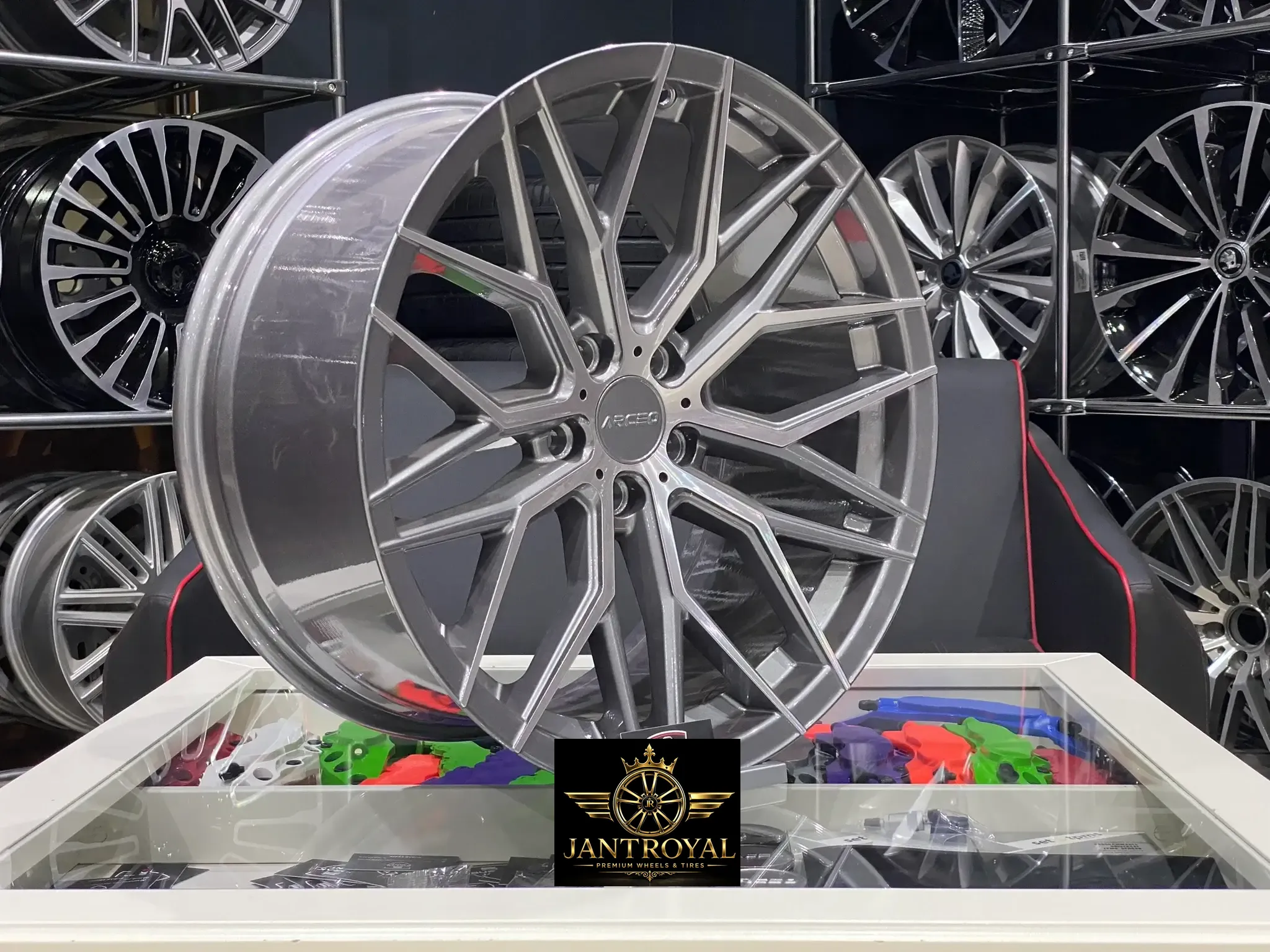 ARCEO VALENCİA 19 İNÇ 5X112 ÖN ARKA TİTAN DİAMOND JANT MODELİ (4ADET)