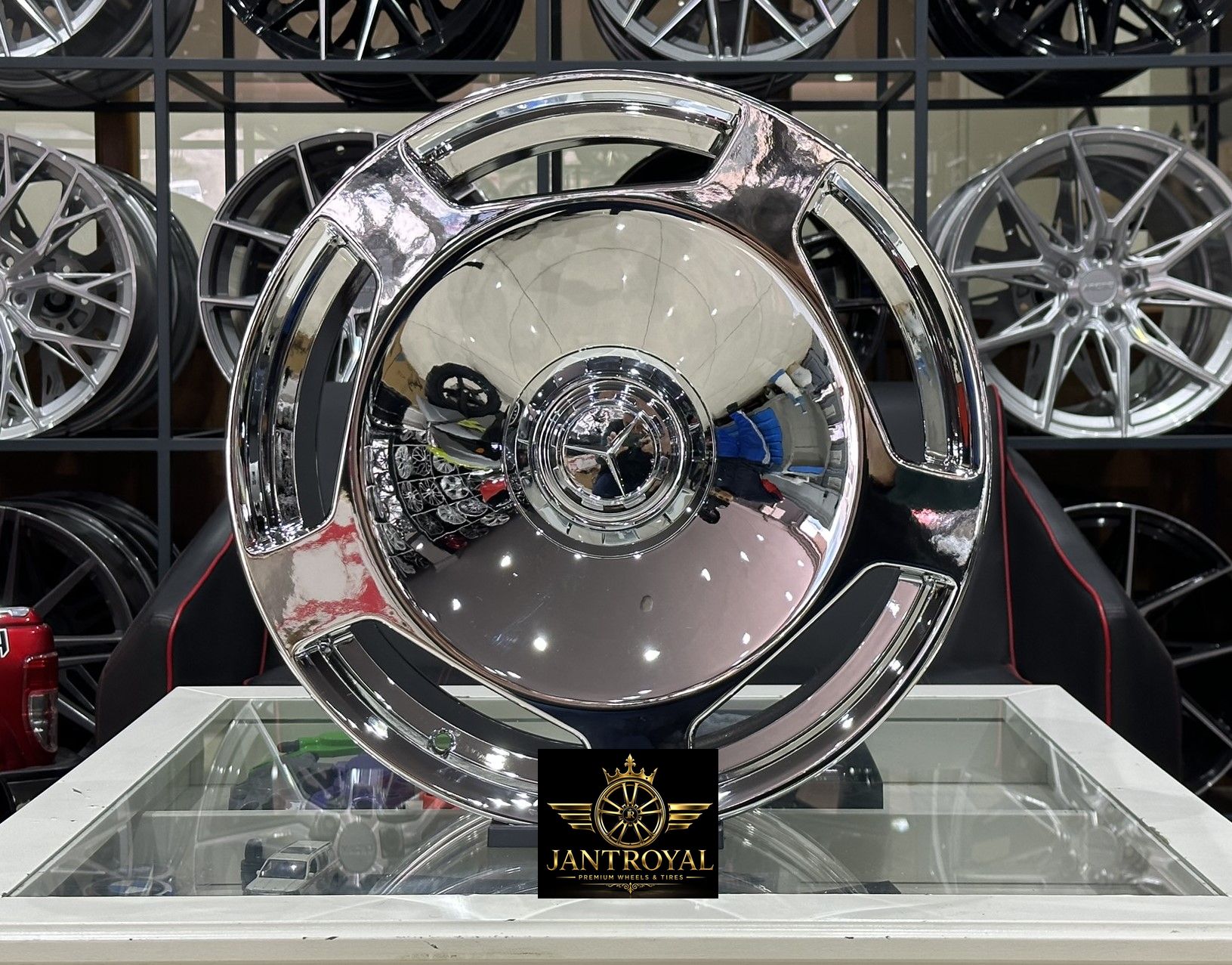 20 İNÇ 5X112 MERCEDES ÖN/ARKA MAYBACH CHROME JANT MODELİ (4ADET)