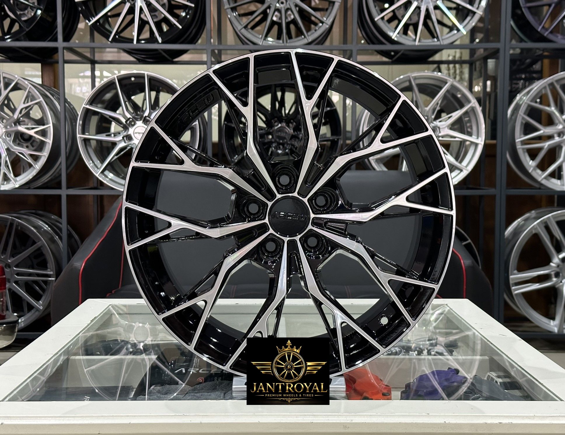 ARCEO ROMA 18 İNÇ 5X112 BLACK DİAMOND JANT MODELİ (4ADET)