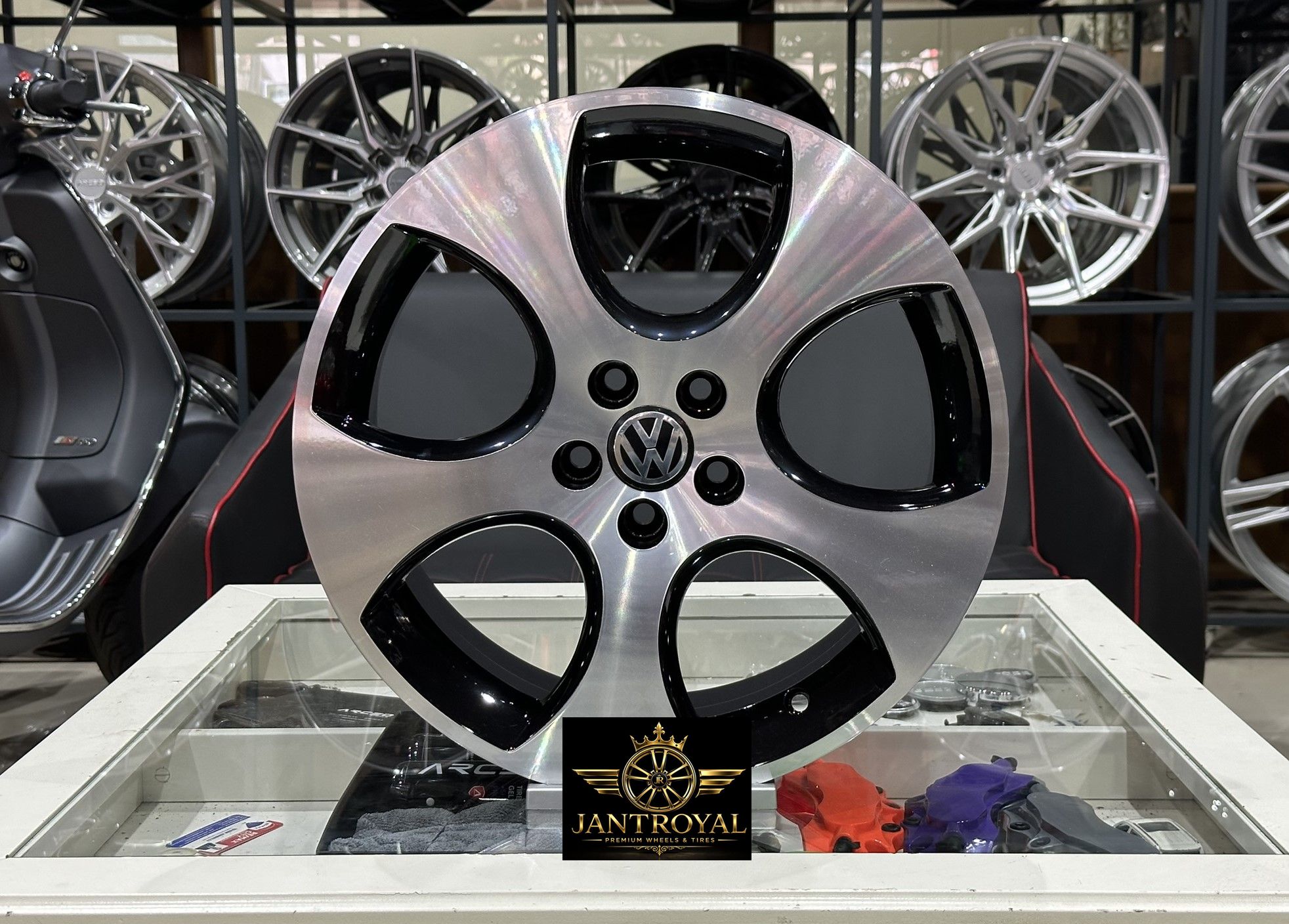 17 İNÇ 5X100 VOLKSWAGEN POLO GTI DETROİT JANT MODELİ (4ADET)