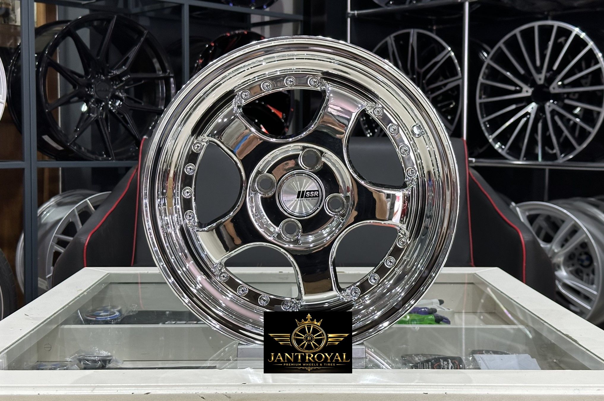 15 İNÇ 4X100 SSR CHROME KROM JANT MODELİ (4ADET)