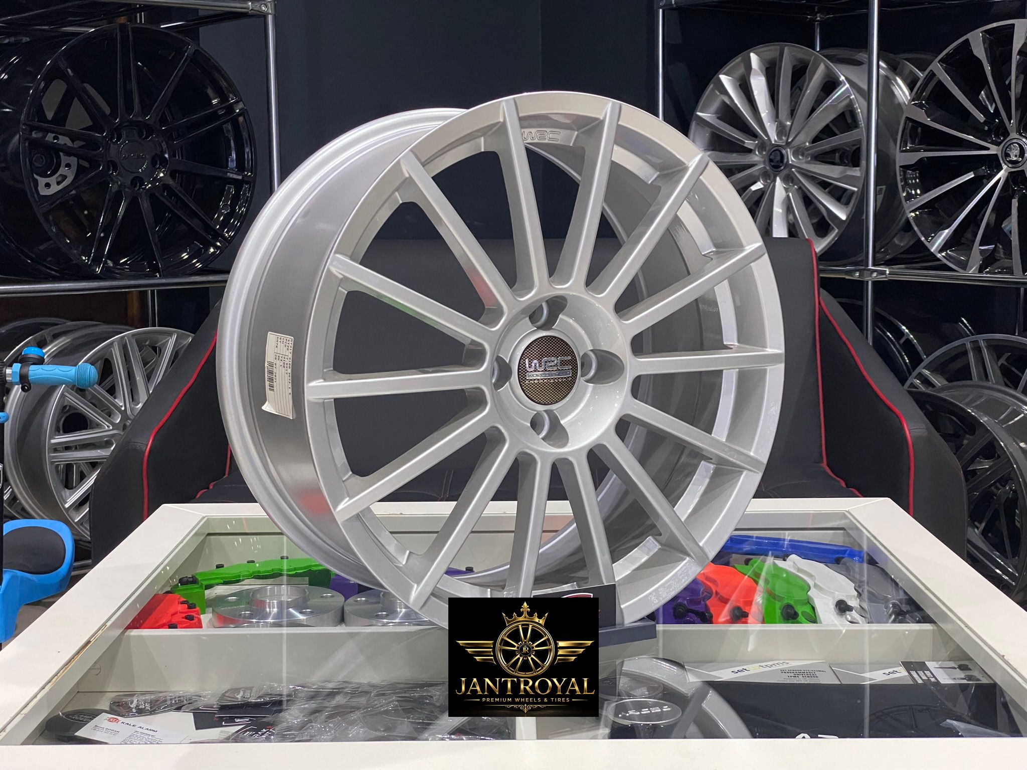 16 İNÇ 4X108 WRC SİLVER JANT MODELİ (4ADET)