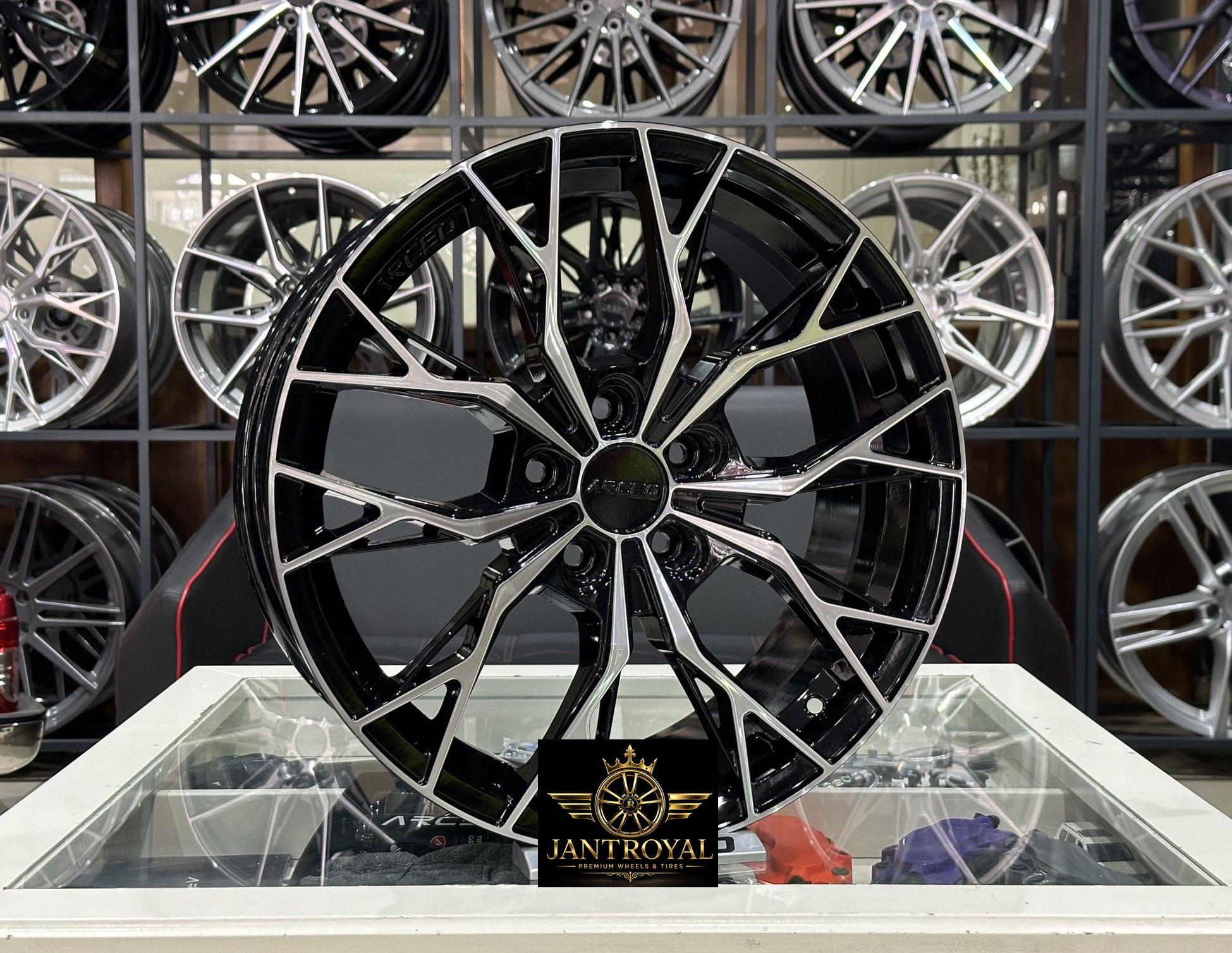 ARCEO ROMA 17 İNÇ 5X108 BLACK DİAMOND JANT MODELİ (4ADET)