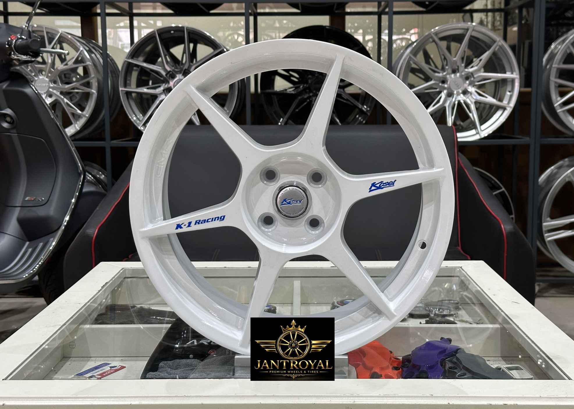 17 İNÇ 4X100 K1 RACİNG KOSEİ SOFT WHİTE JANT MODELİ (4ADET)