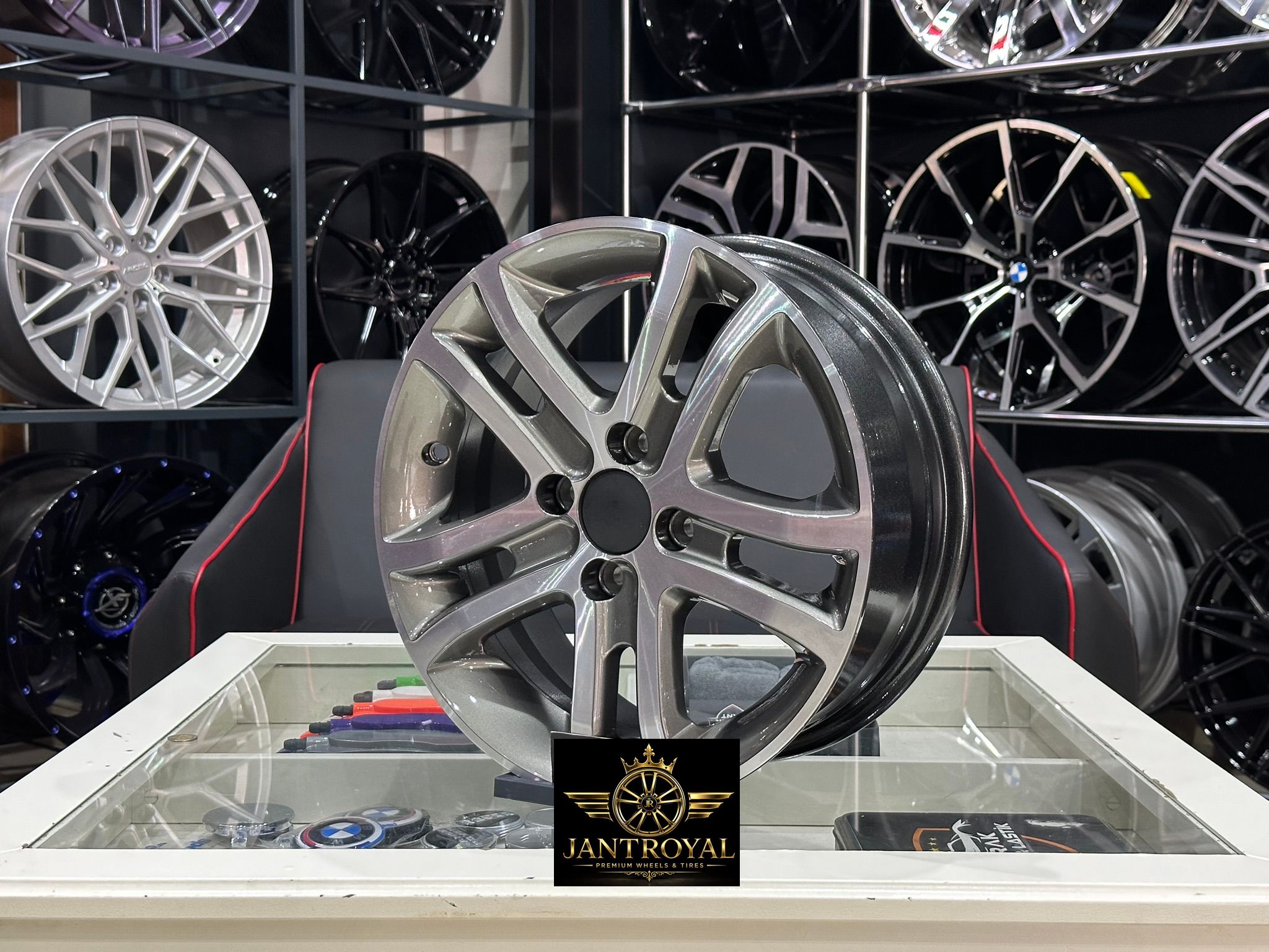 15 İNÇ 4X100 HONDA RENAULT FİAT UYUMLU SAVANNAH GUN METAL DİAMOND JANT MODELİ (4ADET)