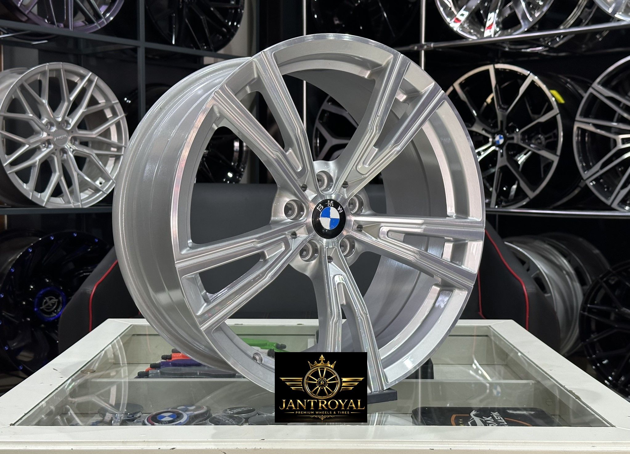 19 İNÇ 5X112 BMW G20 G22 STYLE-793 İNDİVİDUAL ÖN/ARKA SİLVER DİAMOND JANT MODELİ (4ADET)