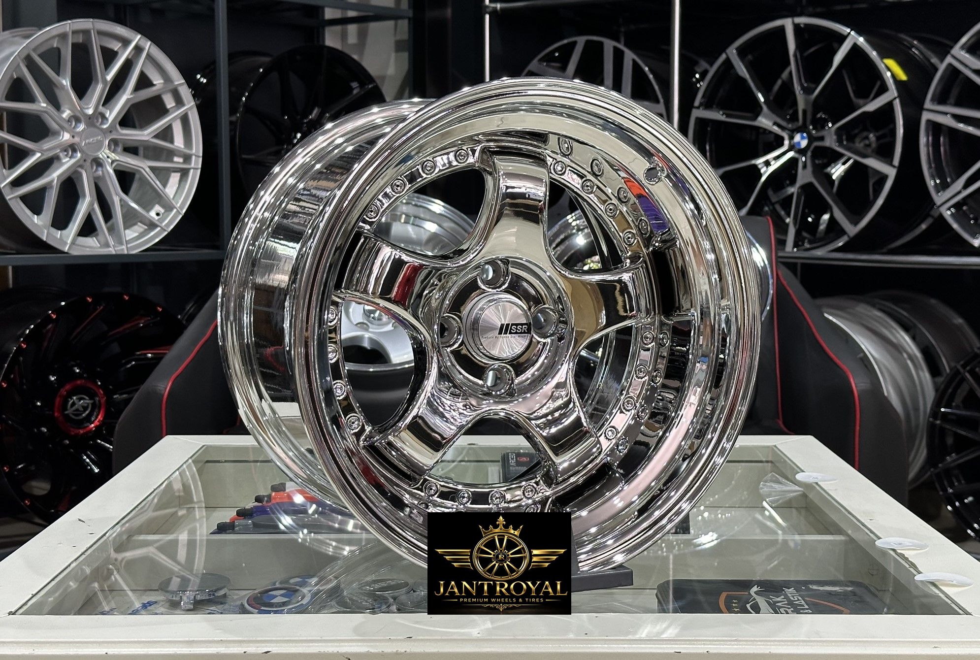 16 İNÇ 4X100 SSR ÖN:9 ARKA:10 CHROME JANT MODELİ (4ADET)