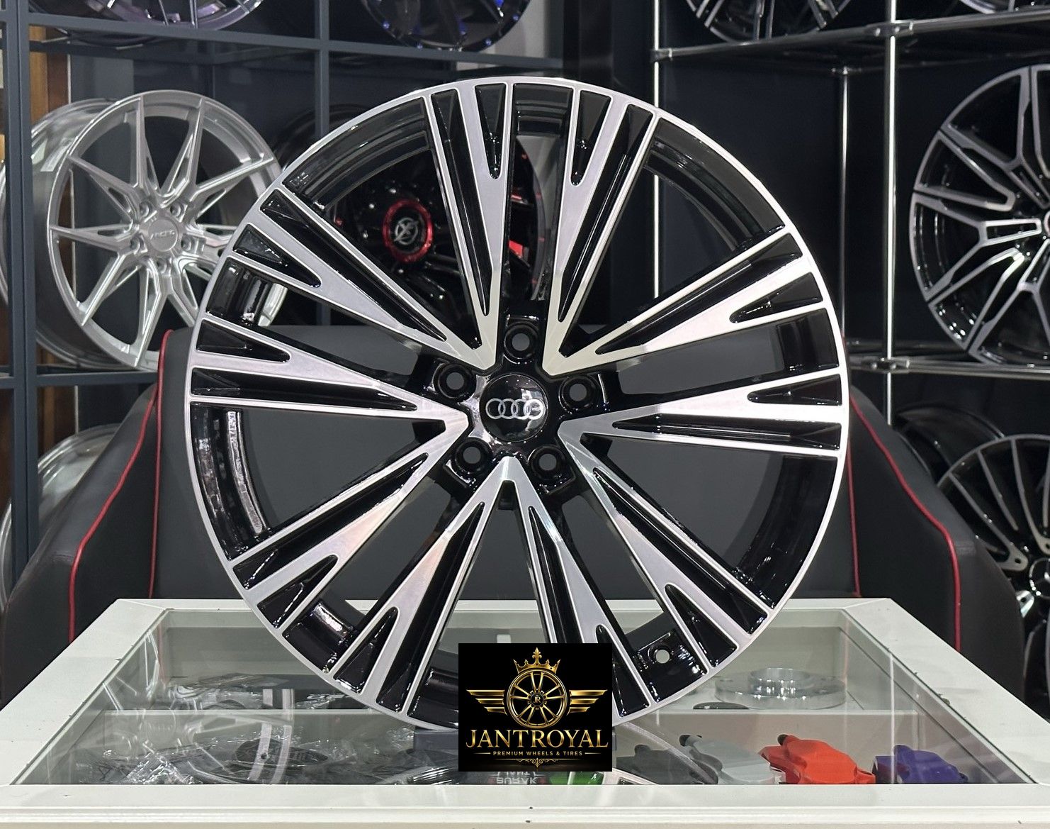 18 İNÇ 5X112 AUDİ A3 A4 A5 A6 BLACK DİAMOND JANT MODELİ (4ADET)