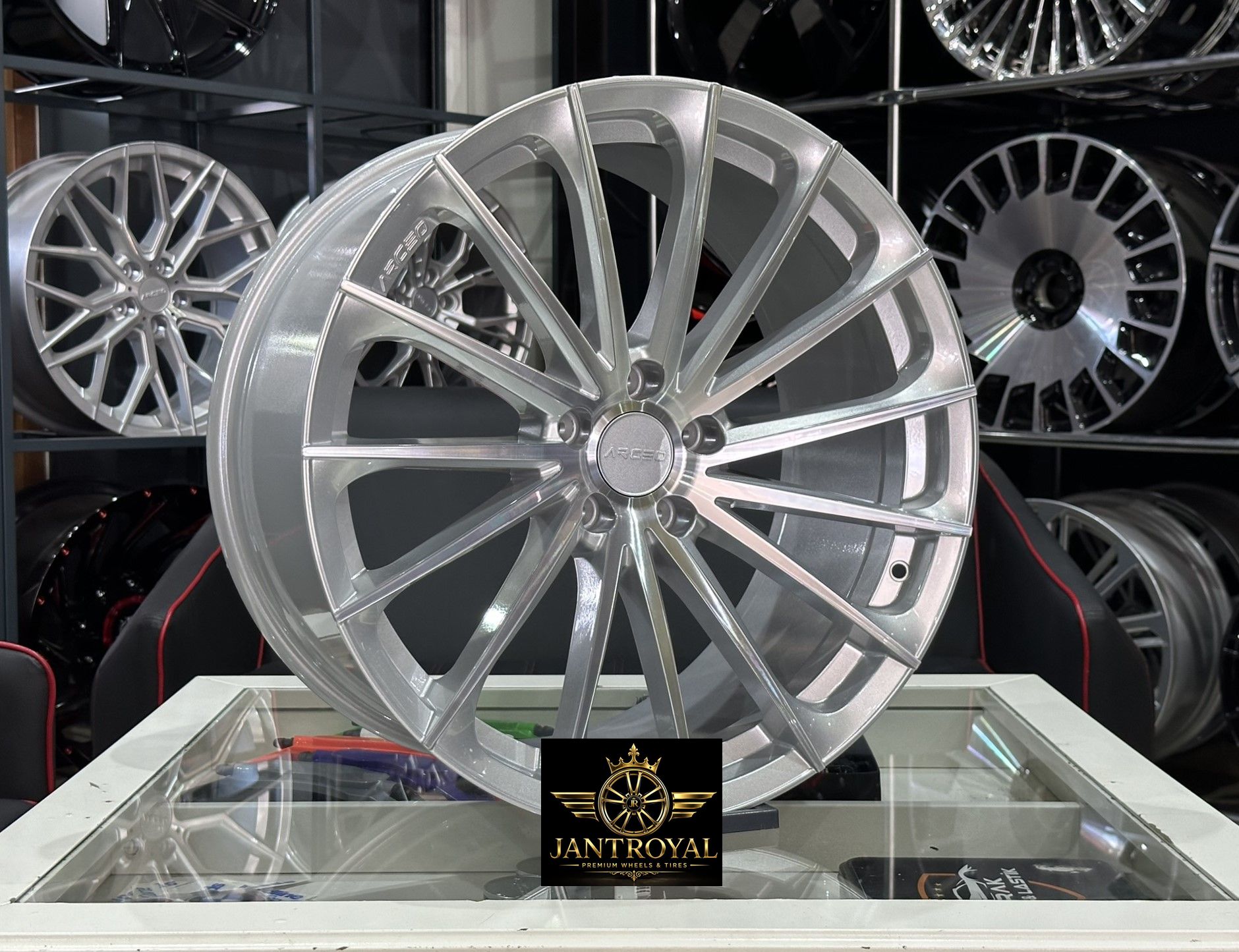 ARCEO BERLİN 20 İNÇ 5X112 ÖN ARKA SİLVER DİAMOND JANT MODELİ (4ADET)