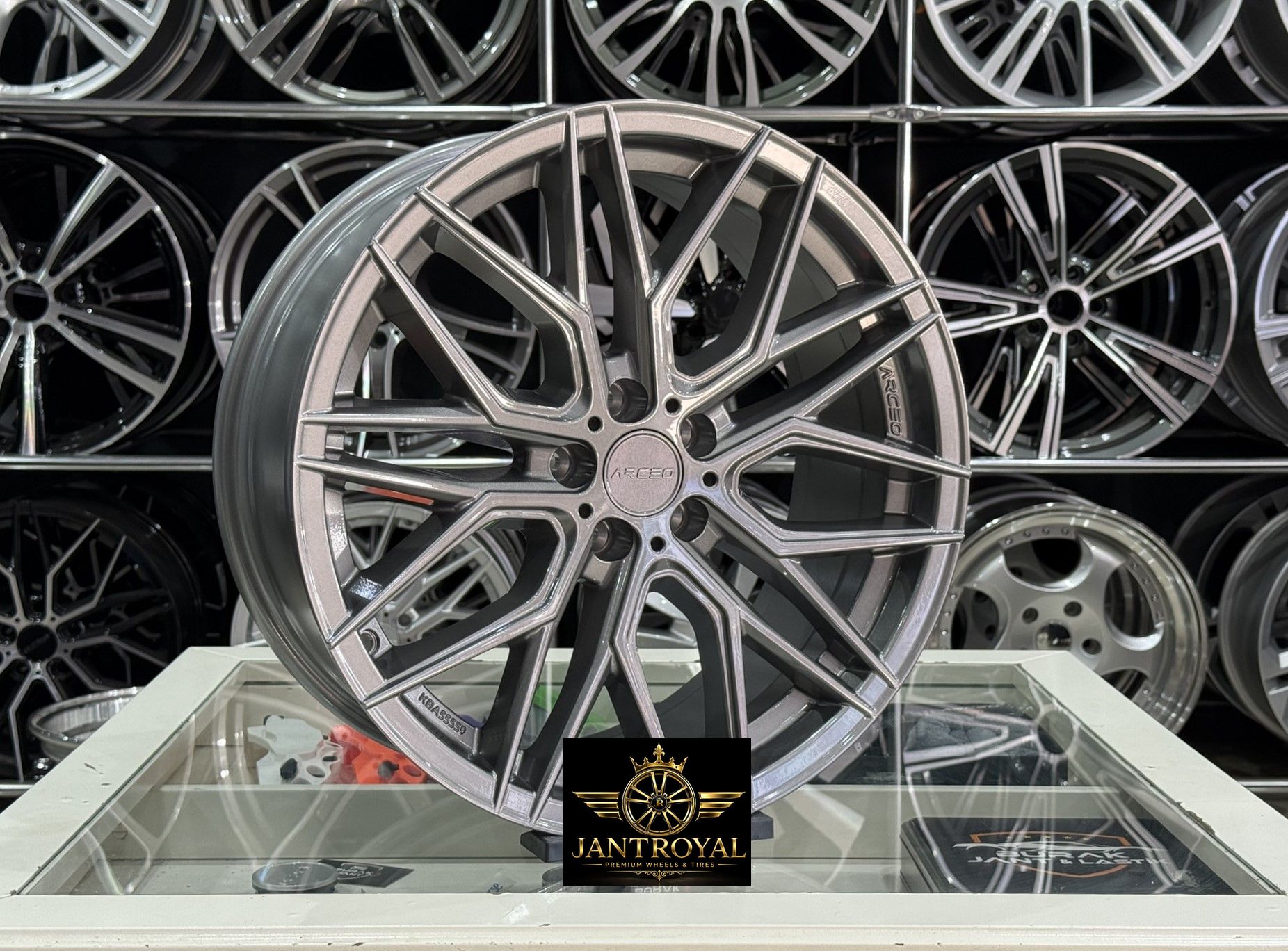 ARCEO VALENCİA 18 İNÇ 5X100 TİTAN GRİ JANT MODELİ (4ADET)