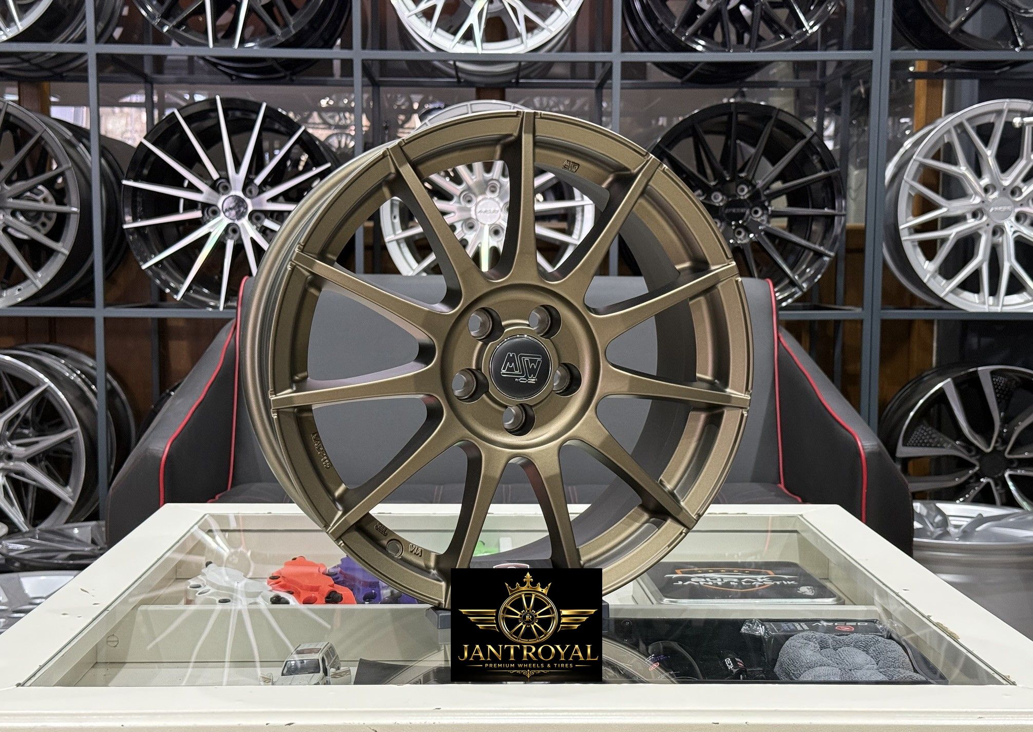 17 İNÇ 5X100 ORJ. MATT BRONZE MSW-85 JANT MODELİ (4ADET)