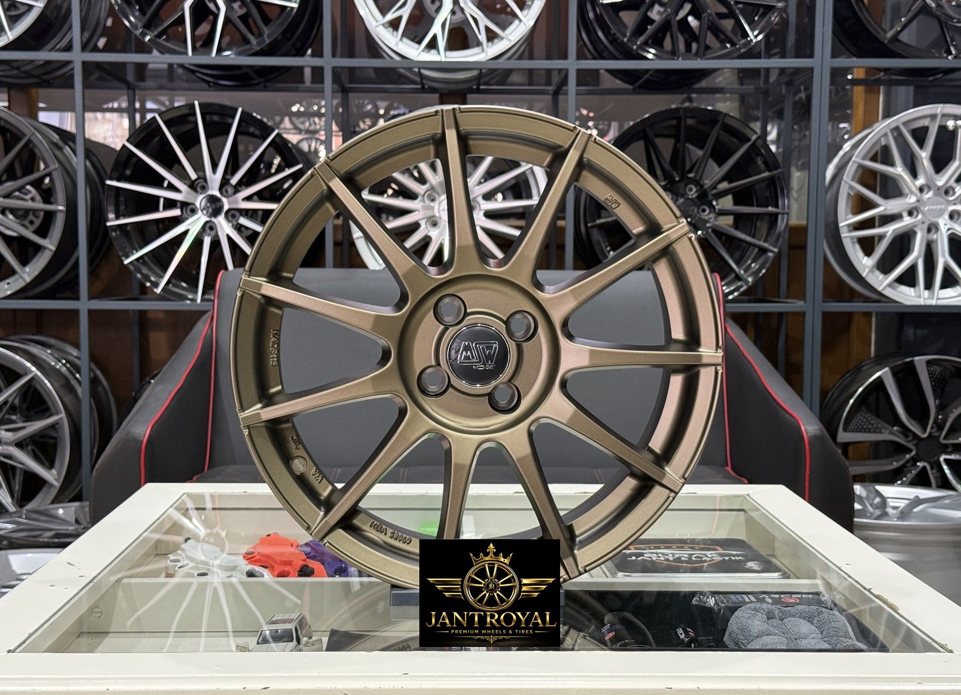17 İNÇ 4X100 ORJ. MATT BRONZE MSW-85 JANT MODELİ (4ADET)