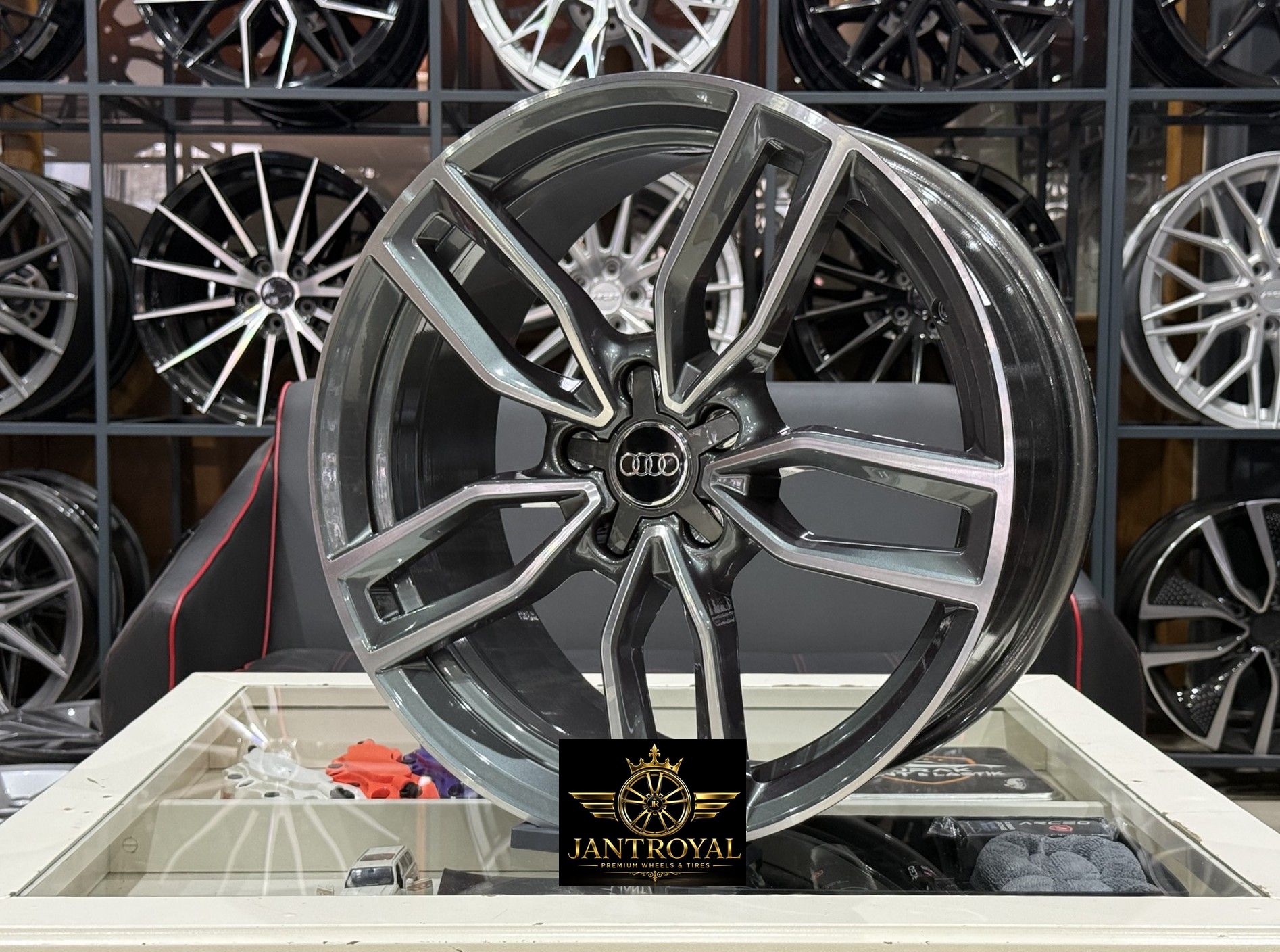 19 İNÇ 5X112 AUDİ A3 A4 GUNMETAL DİAMOND S3 S4 JANT MODELİ (4ADET)