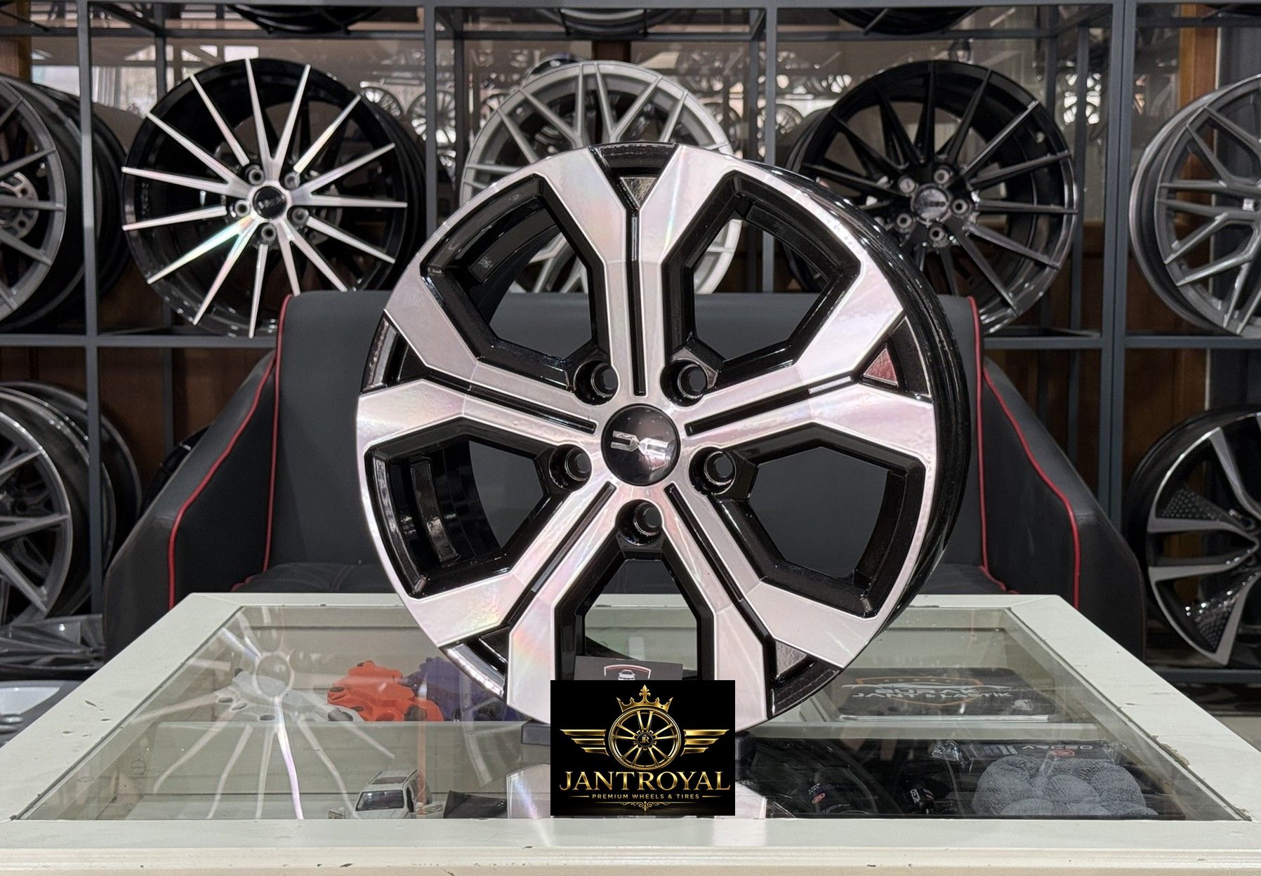 16 İNÇ 5X114.3 YENİ DACIA DUSTER BLACK DİAMOND JANT MODELİ (4ADET)