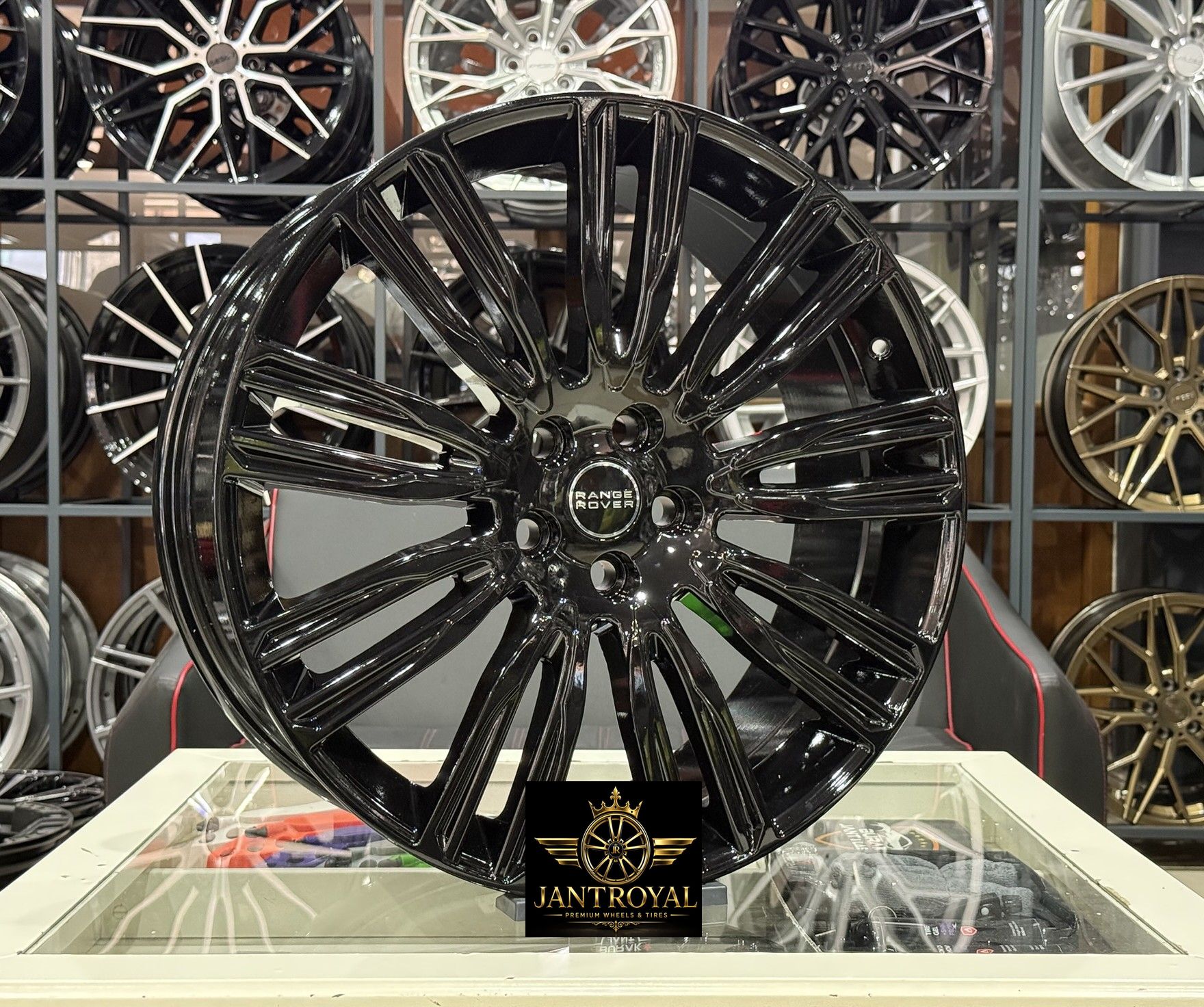 22 İNÇ 5X120 RANGE ROVER PİANO BLACK VELAR JANT MODELİ (4ADET)