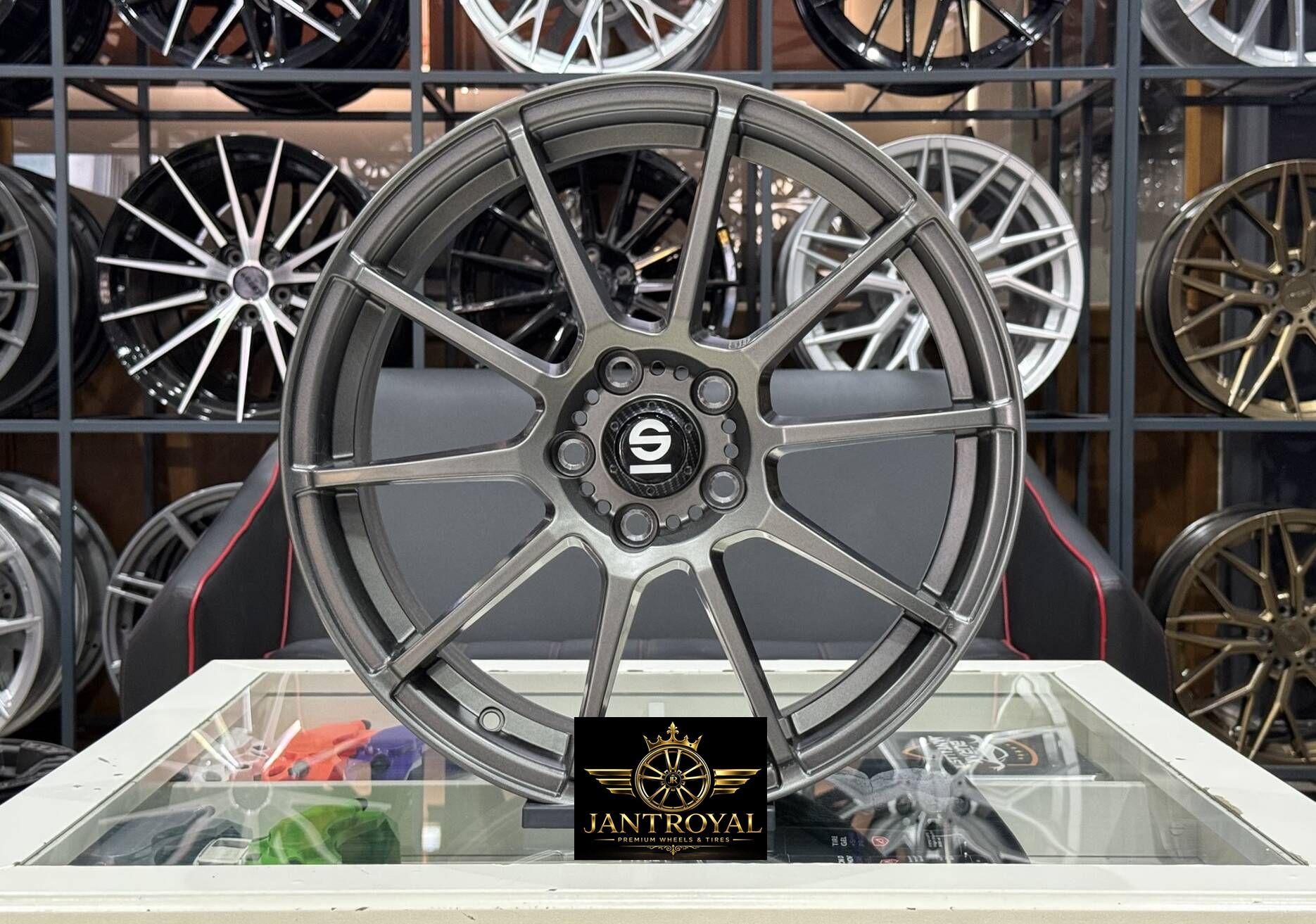 18 İNÇ 5X112 SPARCO ASSETTO GARA MATT GRİ VW AUDİ SKODA SEAT JANT MODELİ (4ADET)