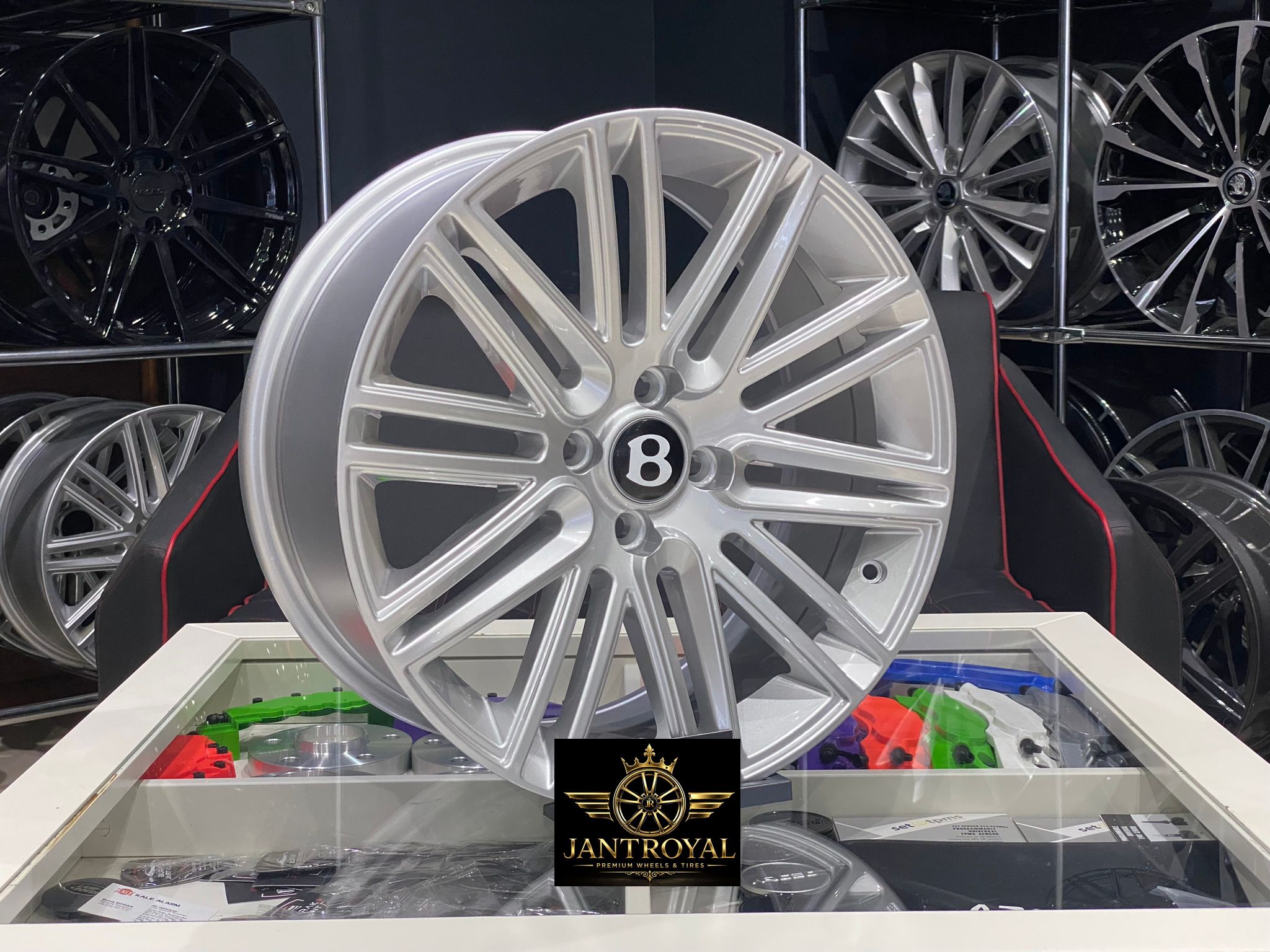 15 İNÇ 4X100 BENTLEY GT2 SİLVER JANT MODELİ (4ADET)