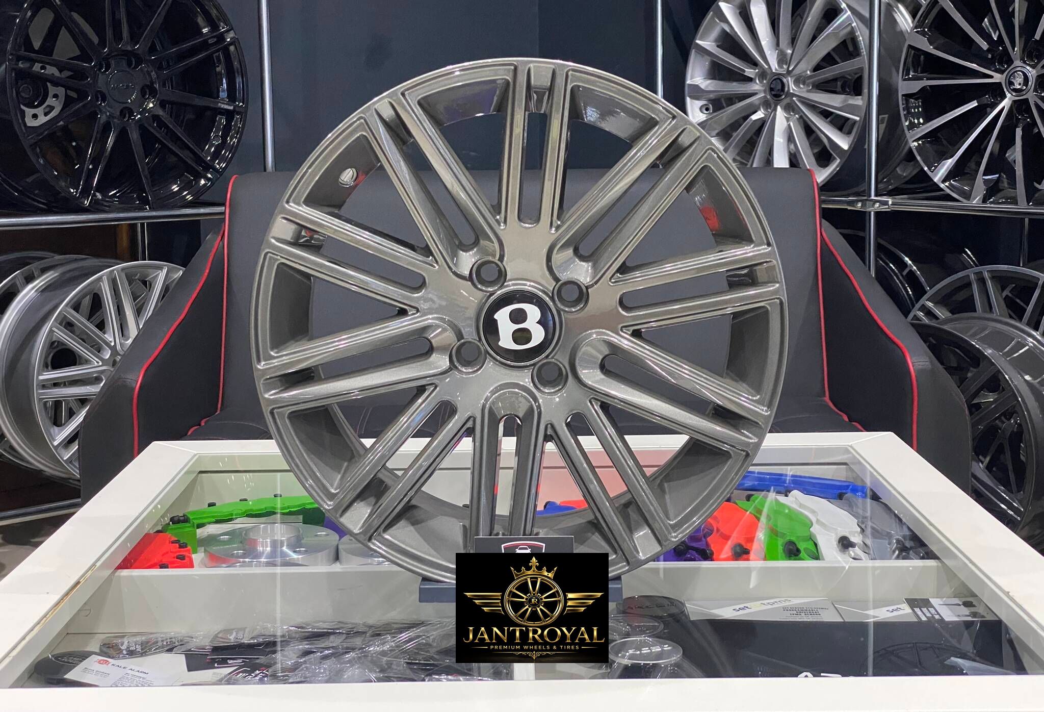 16 İNÇ 4X100 BENTLEY GT2 TİTAN GRİ JANT MODELİ (4ADET)