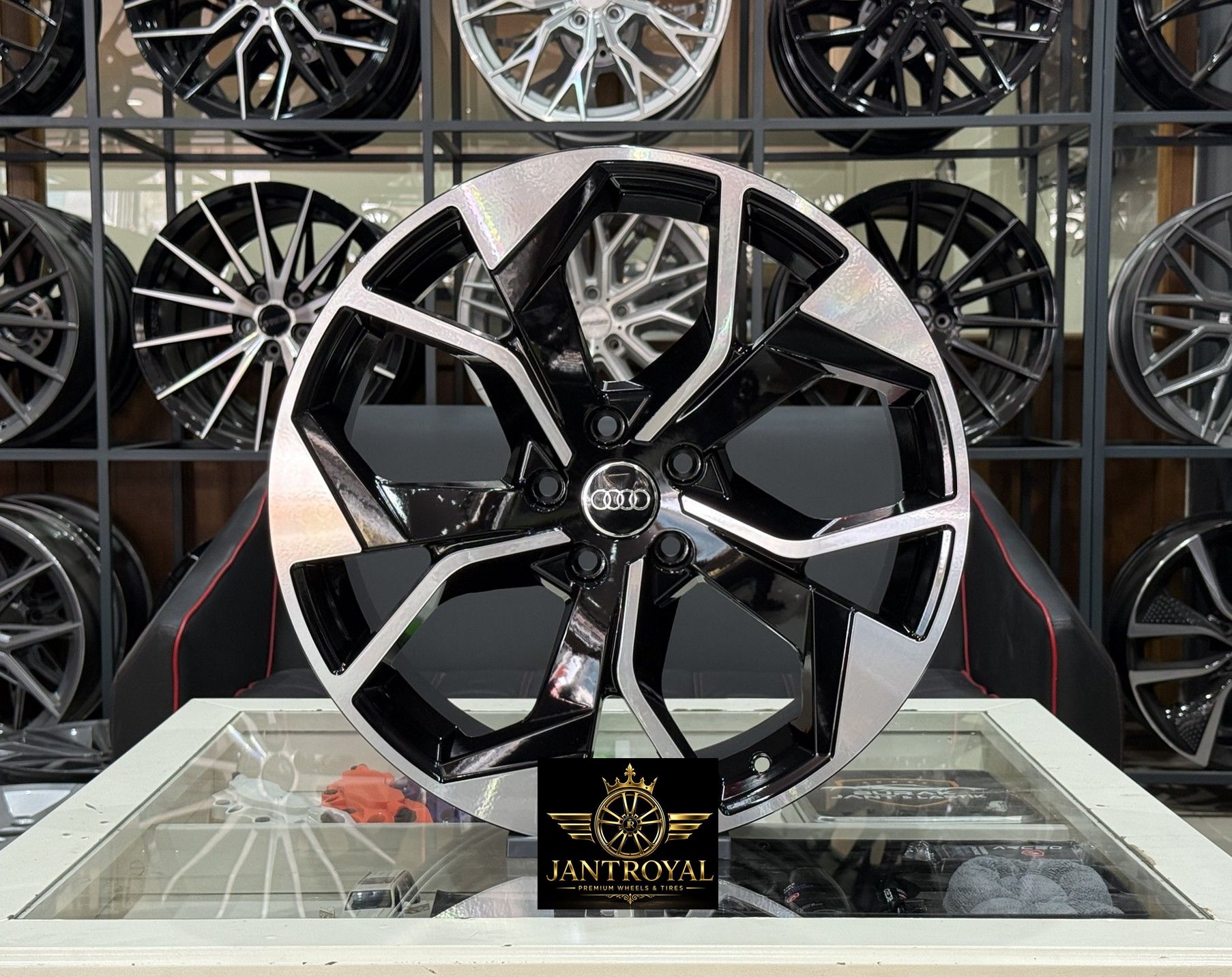 18 İNÇ 5X112 AUDİ BLACK DİAMOND A4 A5 A6 Q2 Q3 UYUMLU JANT MODELİ (4ADET)