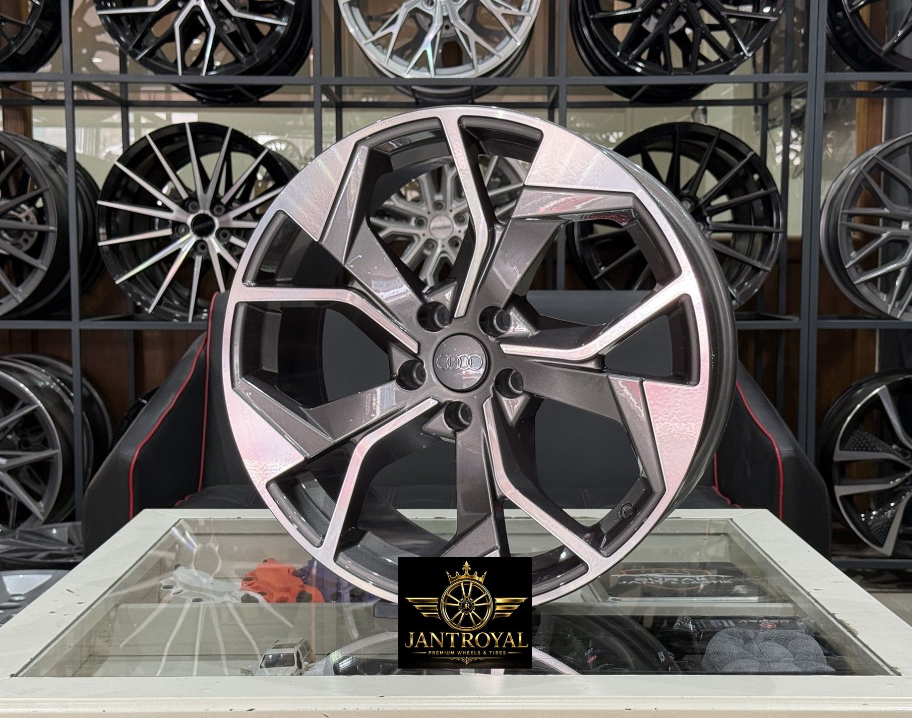 19 İNÇ 5X112 AUDİ TİTAN DİAMOND A4 A5 A6 Q2 Q3 UYUMLU JANT MODELİ (4ADET)