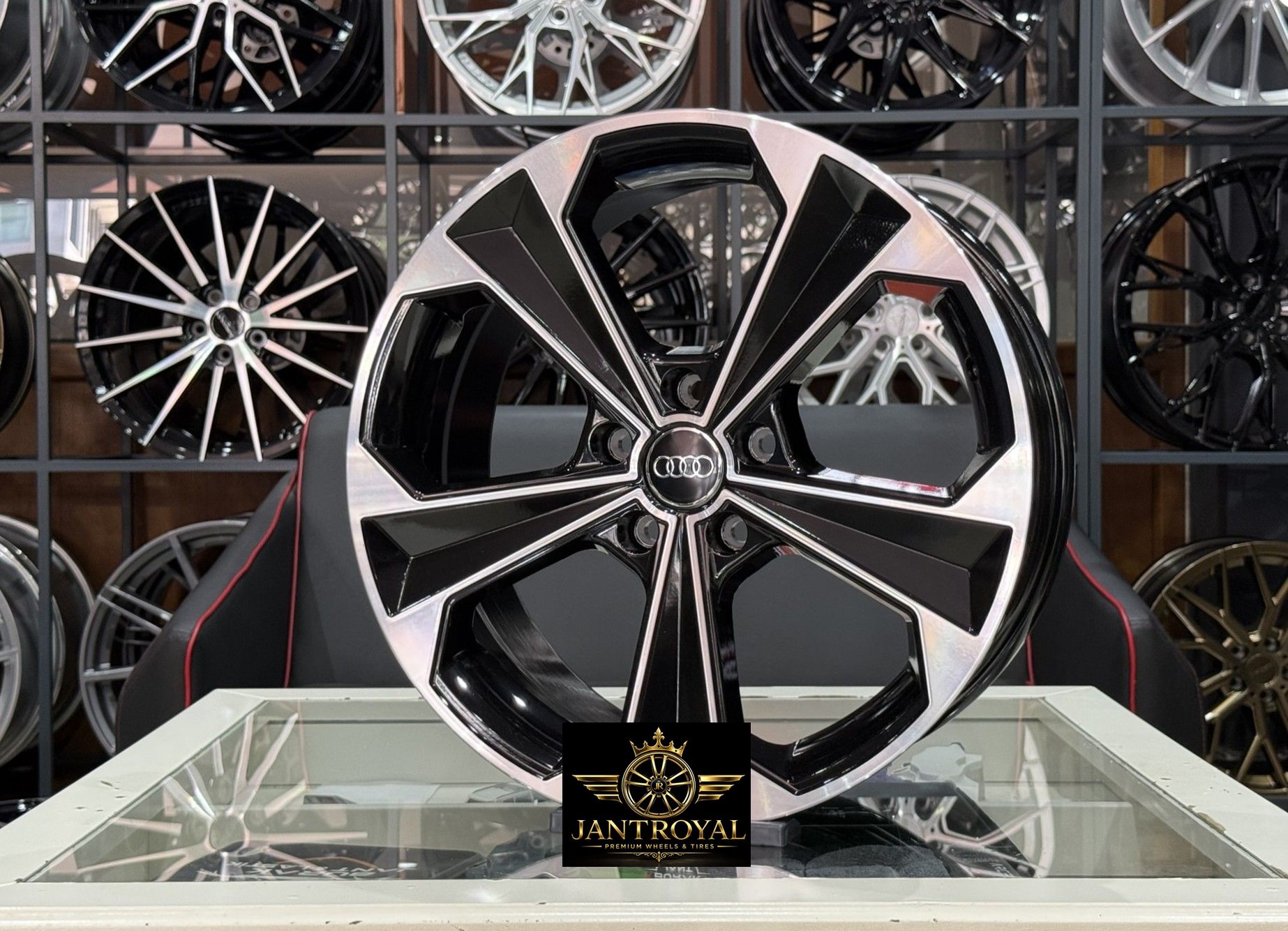 19 İNÇ 5X112 AUDİ A3 A4 A5 A6 A8 BLACK DİAMOND JANT MODELİ (4ADET)