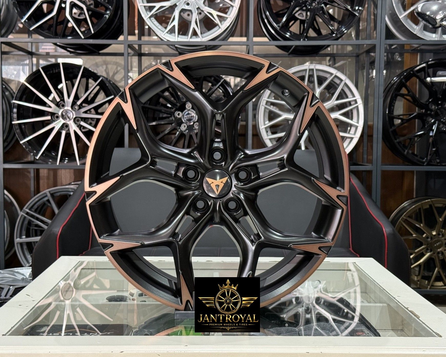 18 İNÇ 5X112 MATT BLACK BRONZE CUPRA FORMENTOR LEON JANT MODELİ (4ADET)