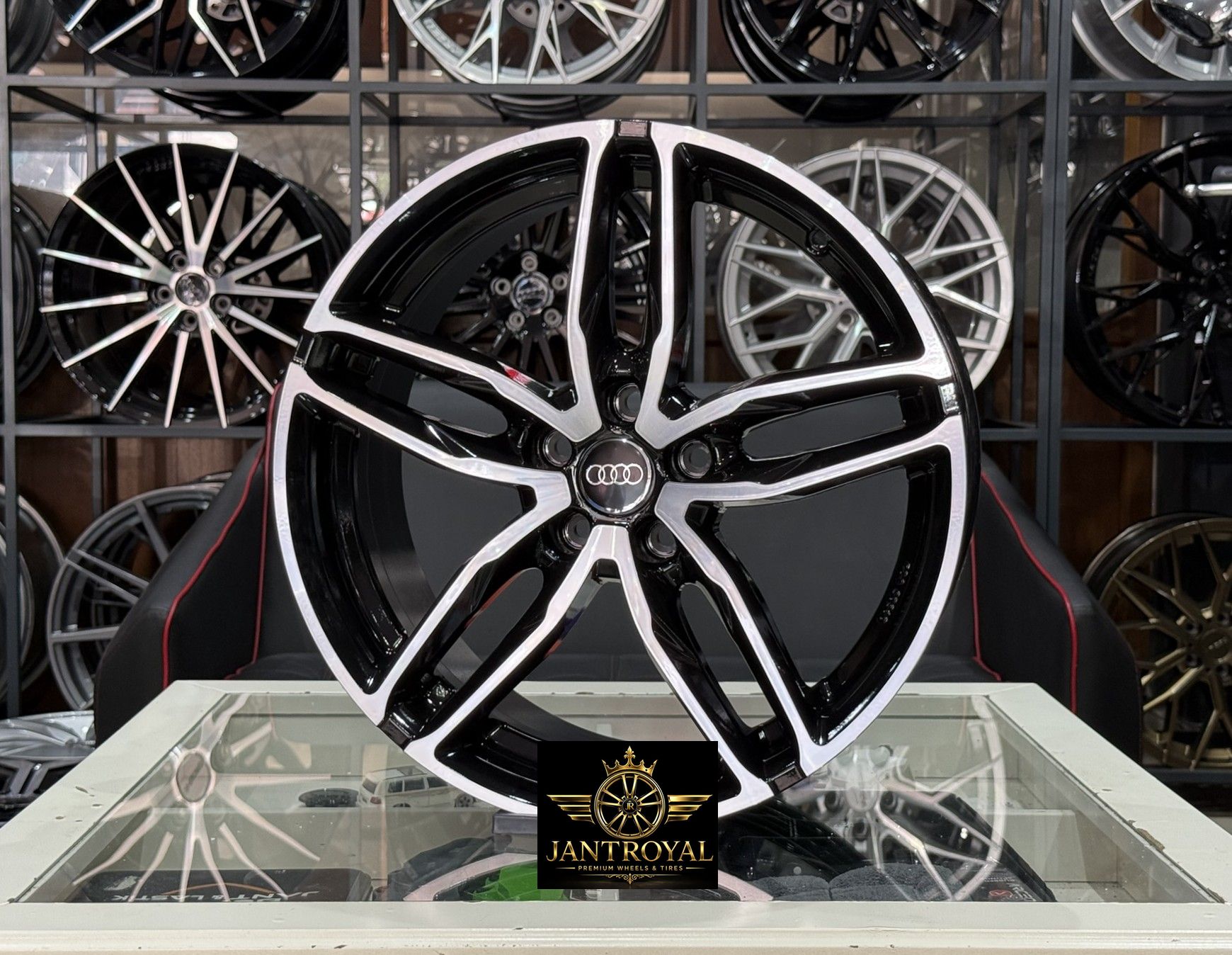 19 İNÇ 5X112 AUDİ RS6 A3 A4 A5 A6 A8 BLACK DİAMOND JANT MODELİ (4ADET)