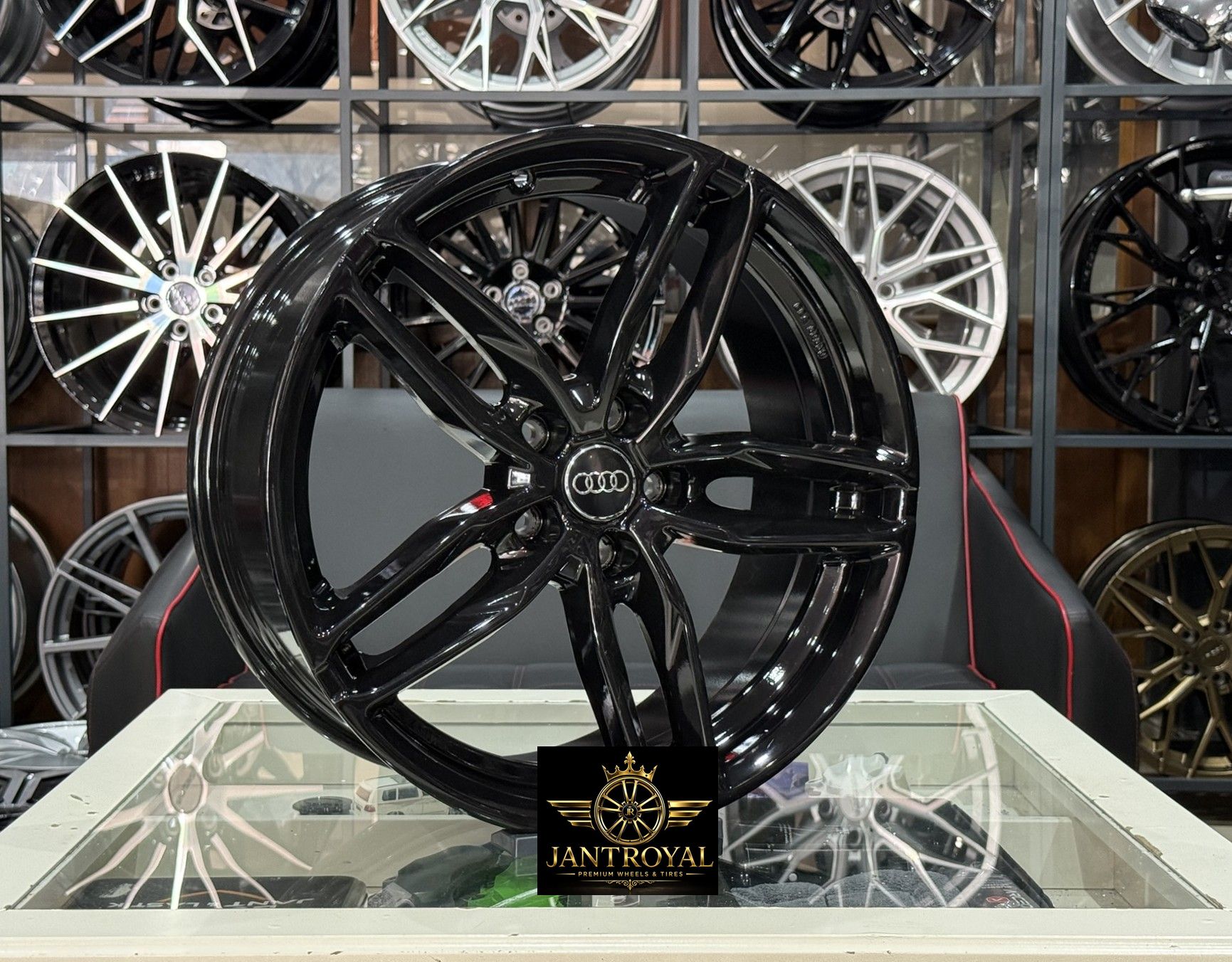 19 İNÇ 5X112 AUDİ RS6 A3 A4 A5 A6 A8 PİANO BLACK JANT MODELİ (4ADET)