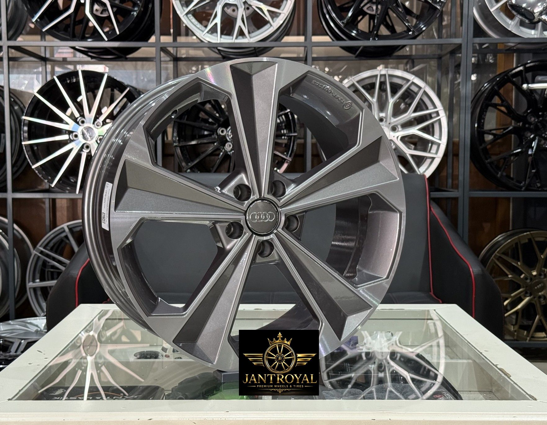 18 İNÇ 5X112 AUDİ A3 A4 A5 A6 TİTAN DİAMOND JANT MODELİ (4ADET)