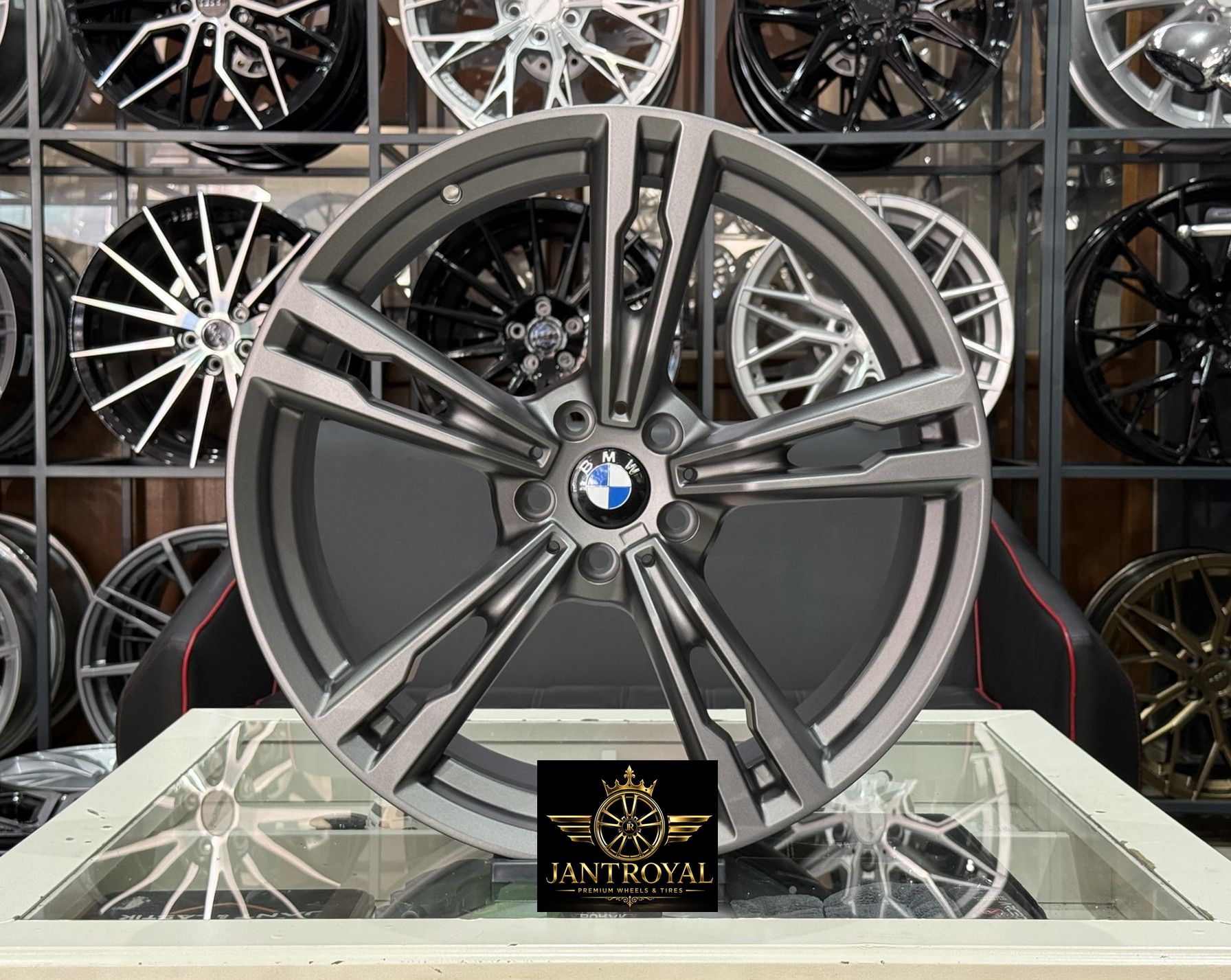 20 İNÇ 5X112 BMW G11 G12 G70 G30 UYUMLU MATT TİTAN ÖN/ARKA JANT MODELİ (4ADET)