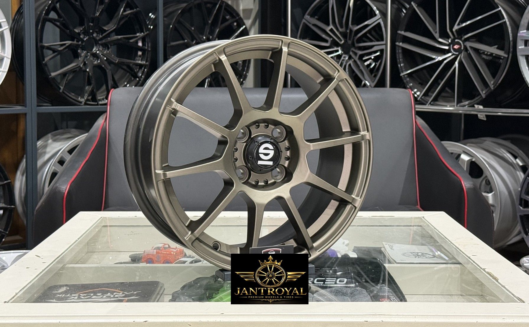15 İNÇ 4X100 SPARCO ASSETTO GARA MATT BRONZE JANT MODELİ (4ADET)