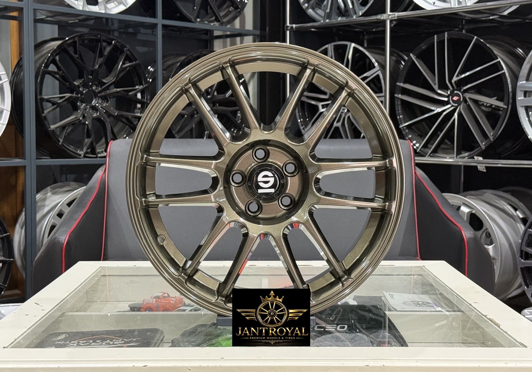 17 İNÇ 5X100 SPARCO TARMAC GLOSS BRONZE JANT MODELİ (4ADET)