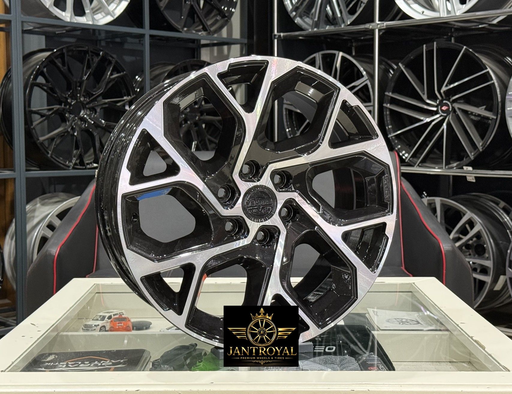 18 İNÇ 6X120 YENİ VW TRANSPORTER BLACK DİAMOND VELARE JANT MODELİ (4ADET)